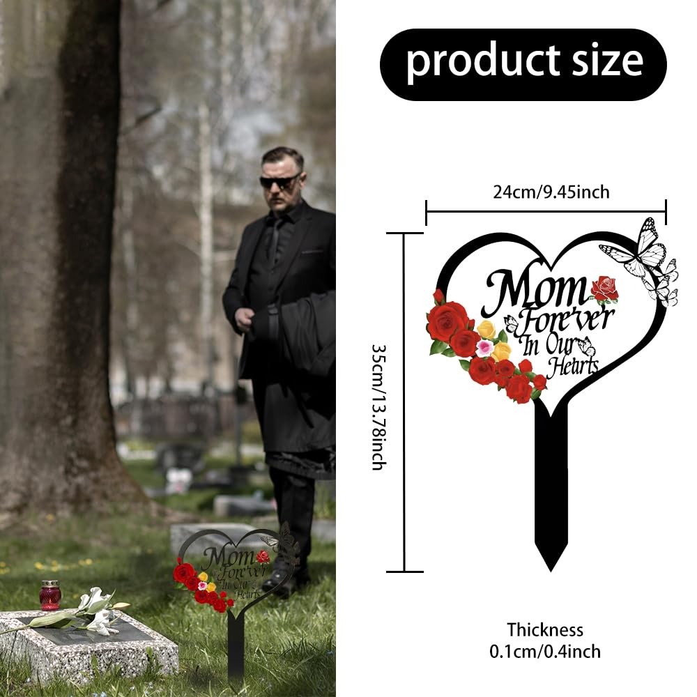 Grave Decorations for Cemetery, Cemetery Decorations for Grave Momï¼ŒDad,Memo…