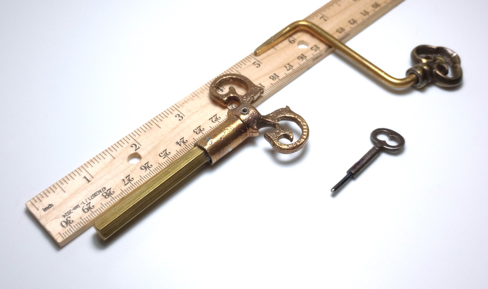 Brass Pocket / Crank Casket Key (Read description)