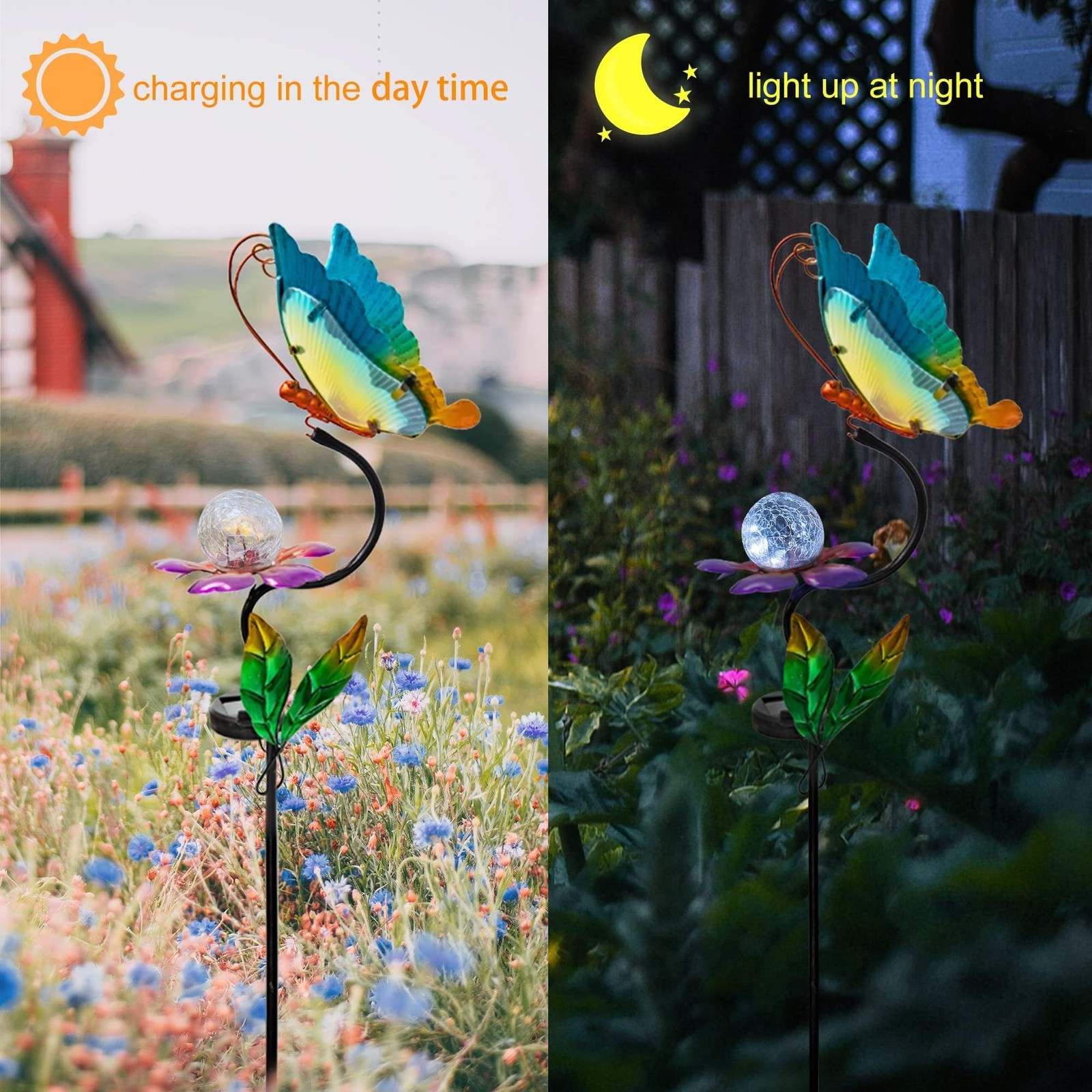 Solar Butterfly Garden Lights – Outdoor Decor for Patios and Yards