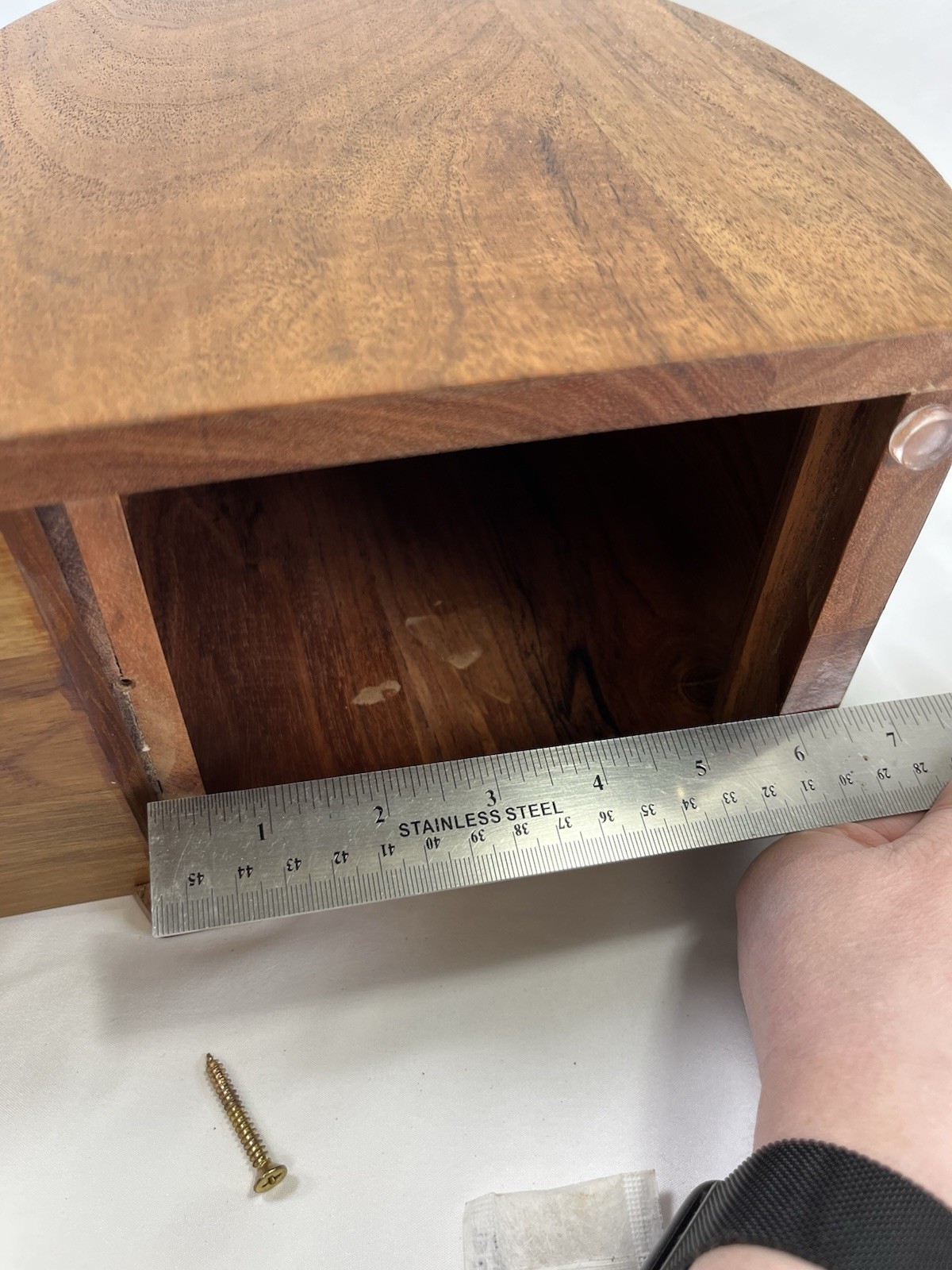 Wooden Urn for Ashes Adult up to 250 lbs, Extra Large, Acacia Wood