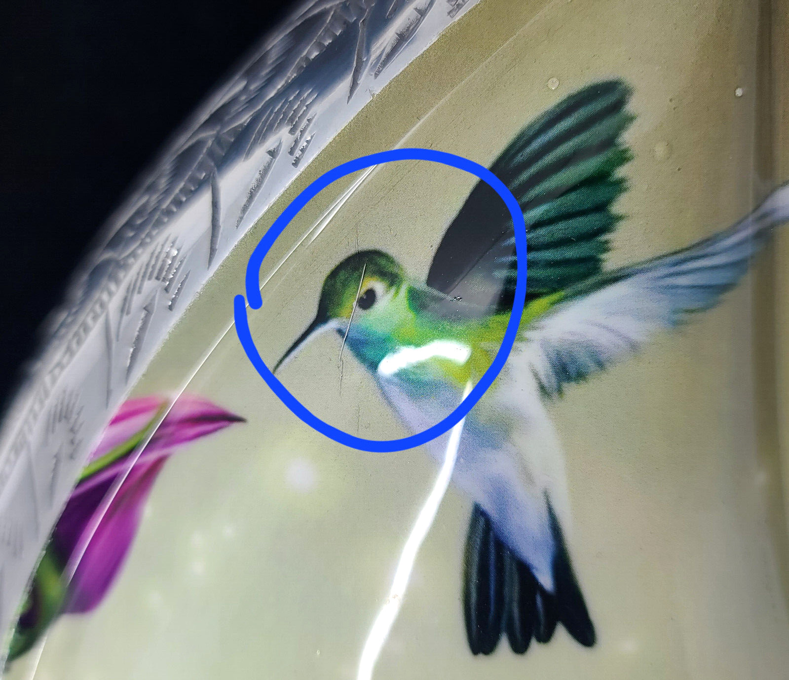 M Meilinxu Hummingbird Urn, Large Adult Funeral Cremation Urns for Human Ashes
