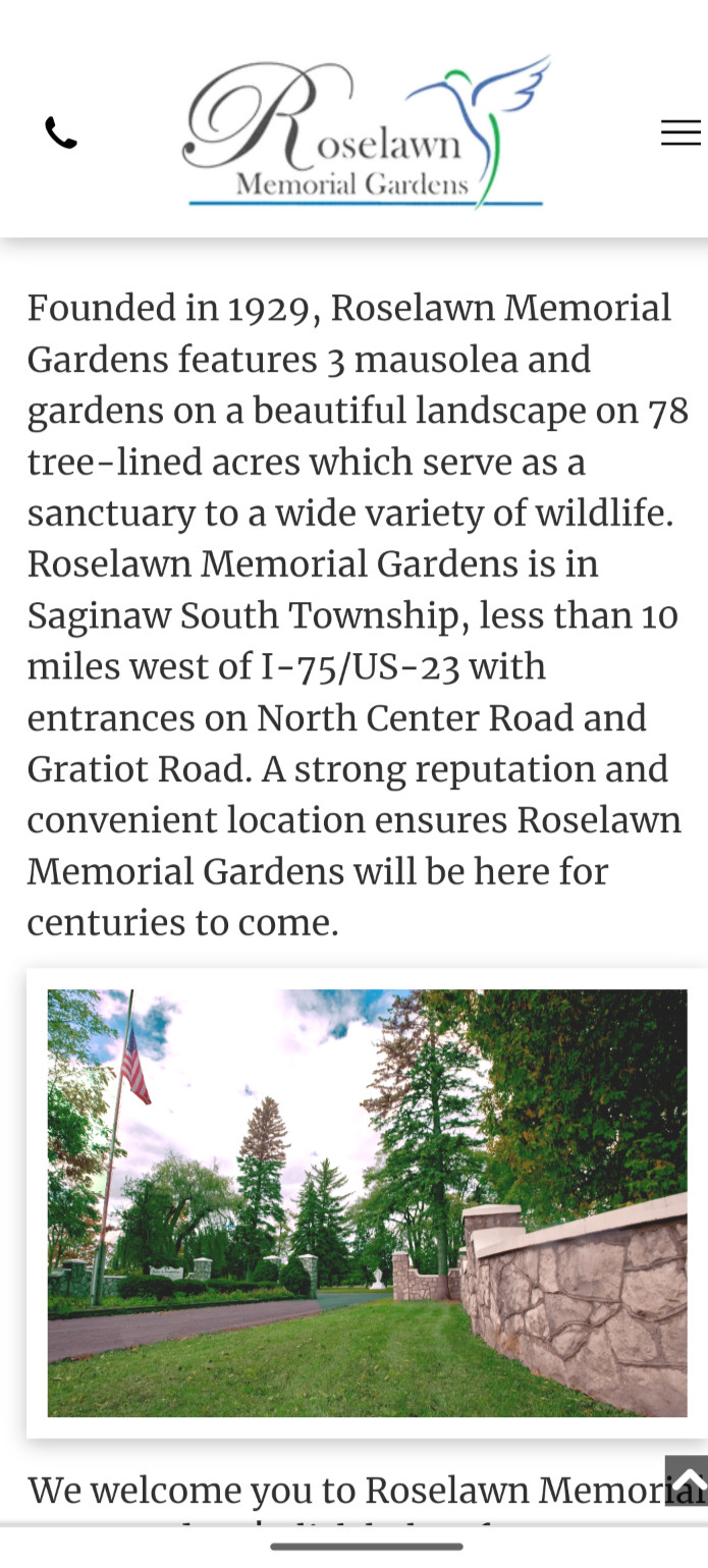 Prime Beautiful Cemetery Plots (4).  Roselawn Cemetery, Saginaw, Michigan