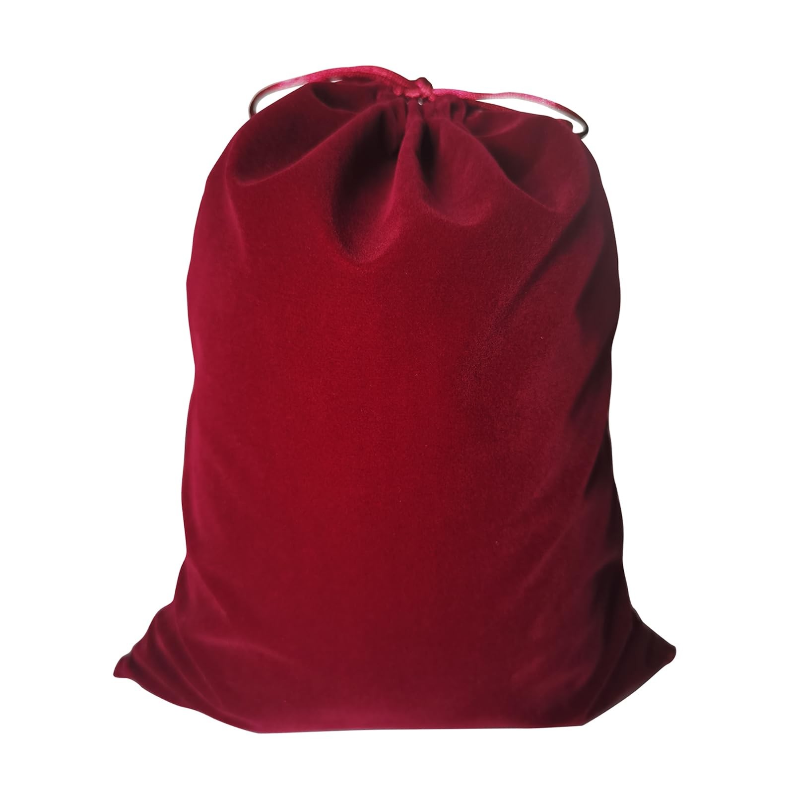 X-Large Burgundy Velvet Cremains Urn Bag for Human Ashes – For Use Inside the…