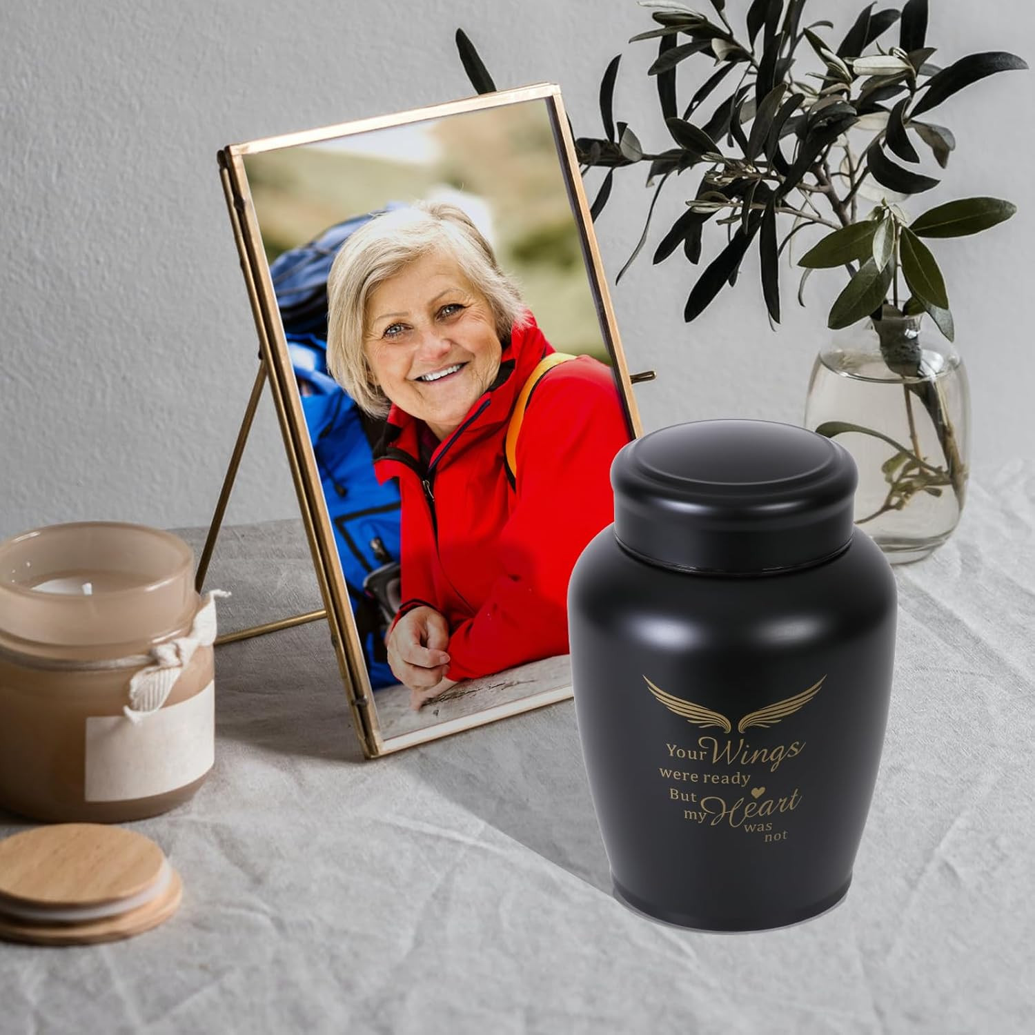 Urns for Ashes Adult Male Dad/Father/Men/Female/Mom/Women,Large 8.6Inch up to 18