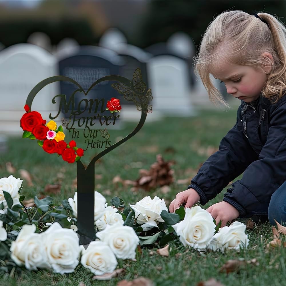 Grave Decorations for Cemetery, Cemetery Decorations for Grave Mom，Dad,Memorial