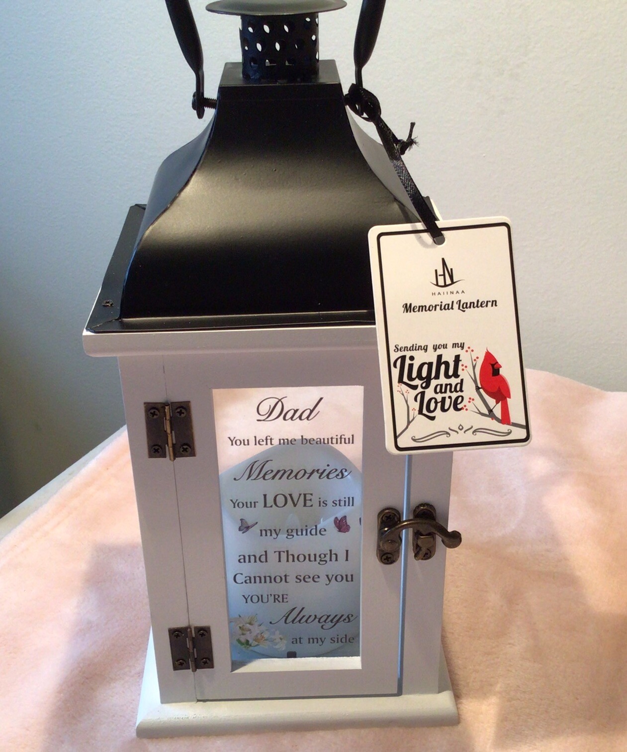 Memorial Lantern -Haiinaa – Bereavement Sympathy Lantern for Loss of Father