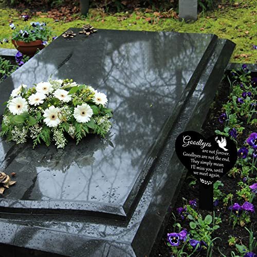 Waterproof Acrylic Memorial Remembrance Grave Plaque Stake for Outdoor Yard