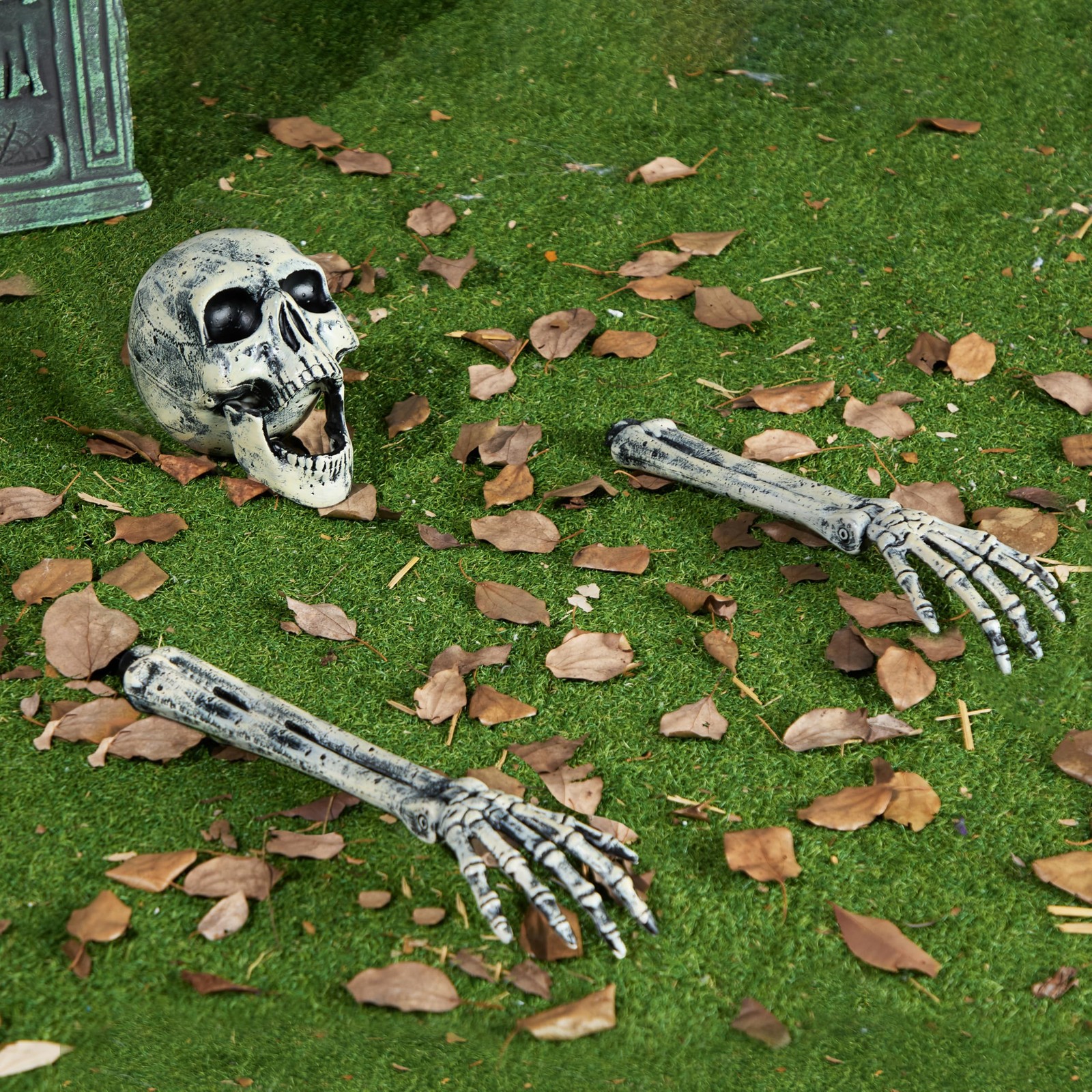 Halloween Skeleton Outdoor Decorations Realistic Skeleton Yard Stakes for Lawn