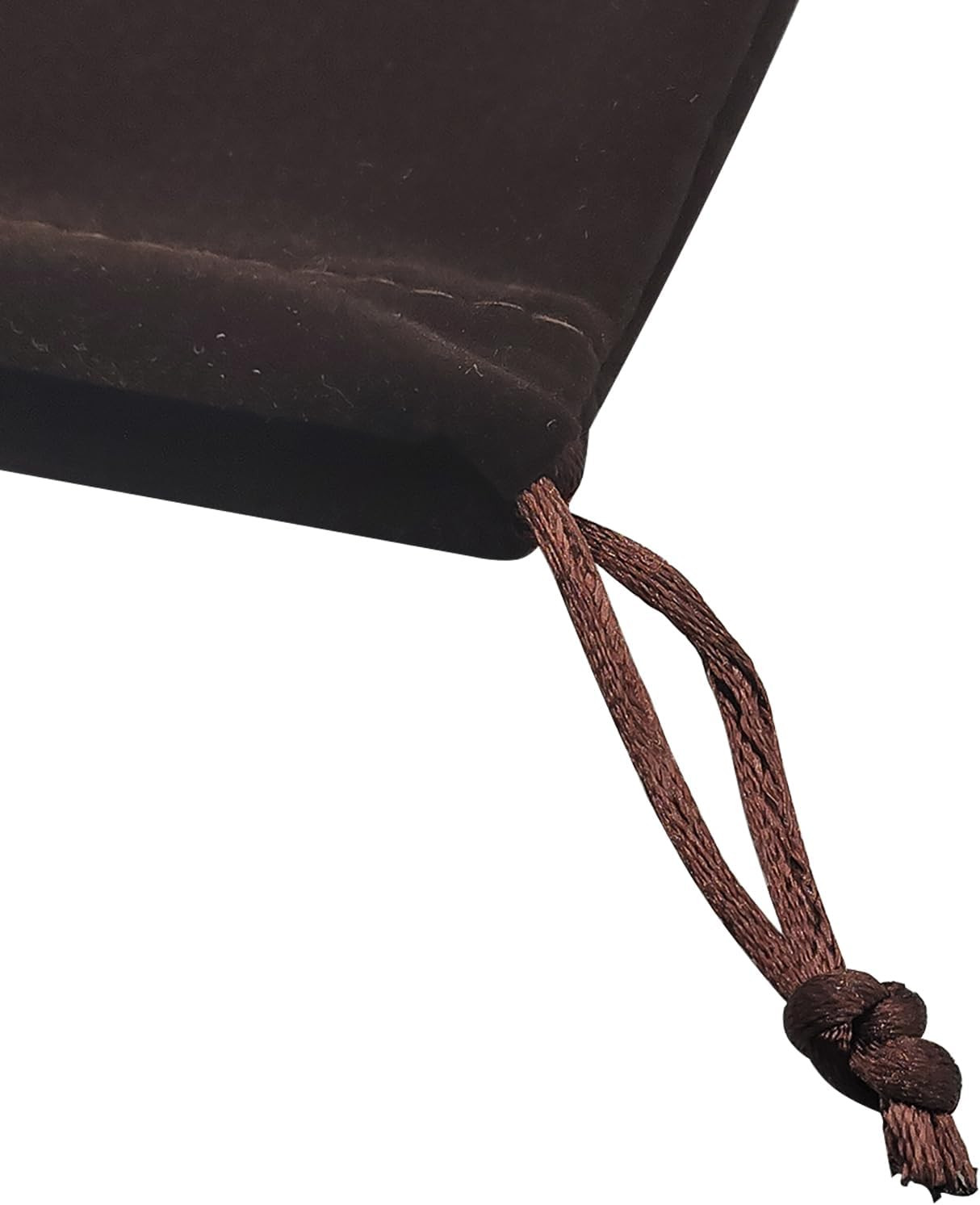 Brown Velvet Cremains Urn Bag for Human Ashes – for Use inside the Urn – Size 10