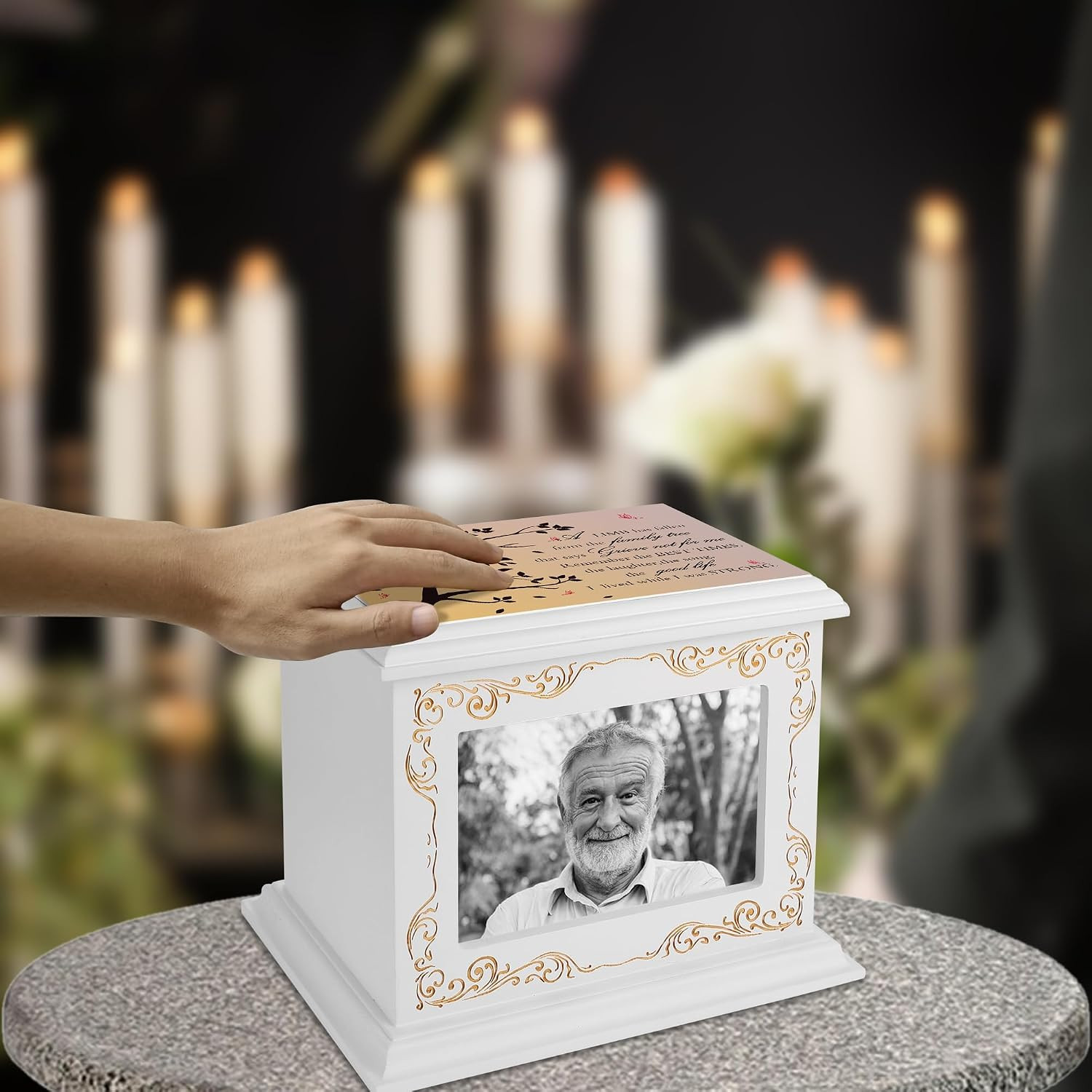 Cremation Urns for Human Ashes Adult Male or Female, Funeral Memorial Urns for A