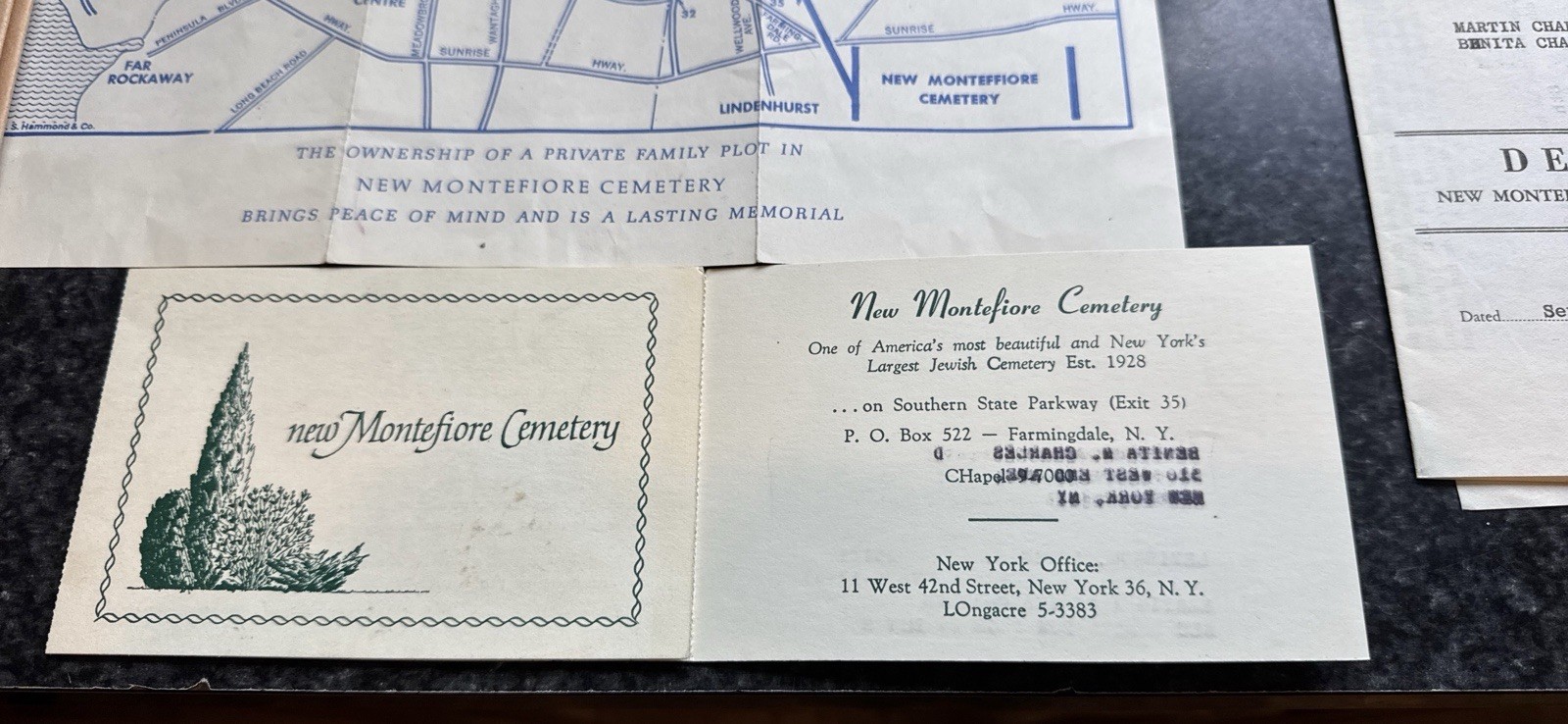 Two Burial Plots New Montefiore Cemetery New York Sec.2 BL 5 ROW 2 GR 25 & 26