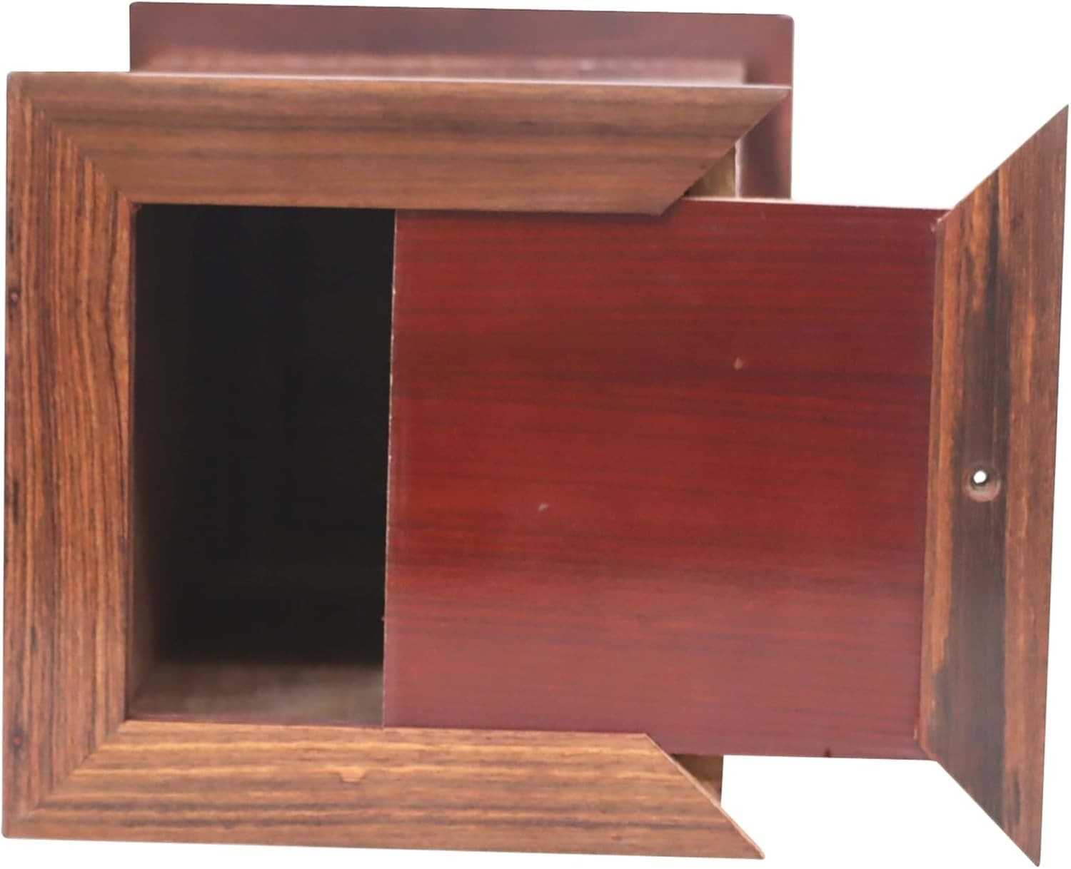 Decrative Wooden Cross Urn for Adult Ashes | Cremation Urns. Rosewood