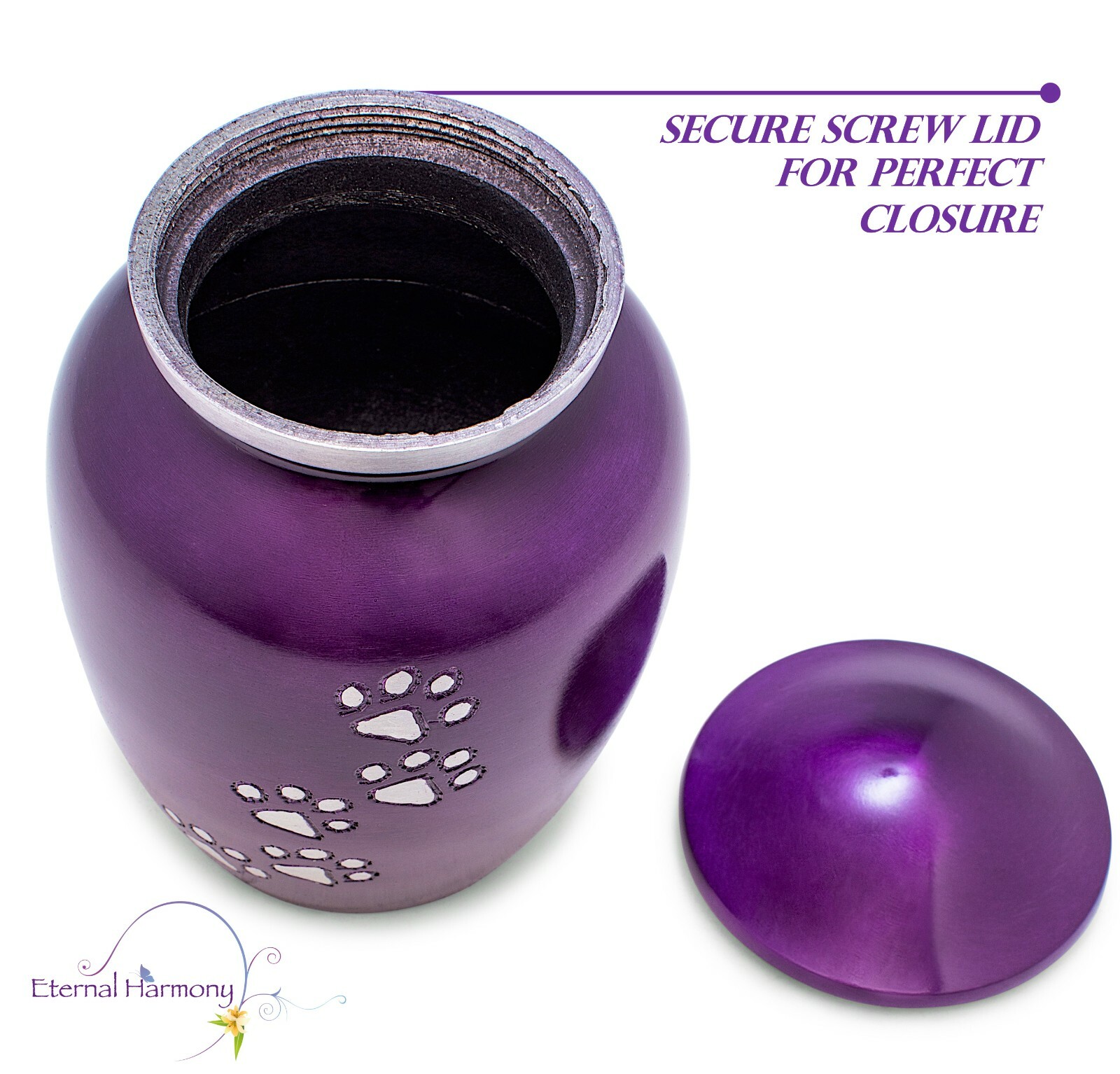 Eternal Harmony Cremation Urn for Pet Ashes |Urn Carefully Handcrafted – 6 Inch