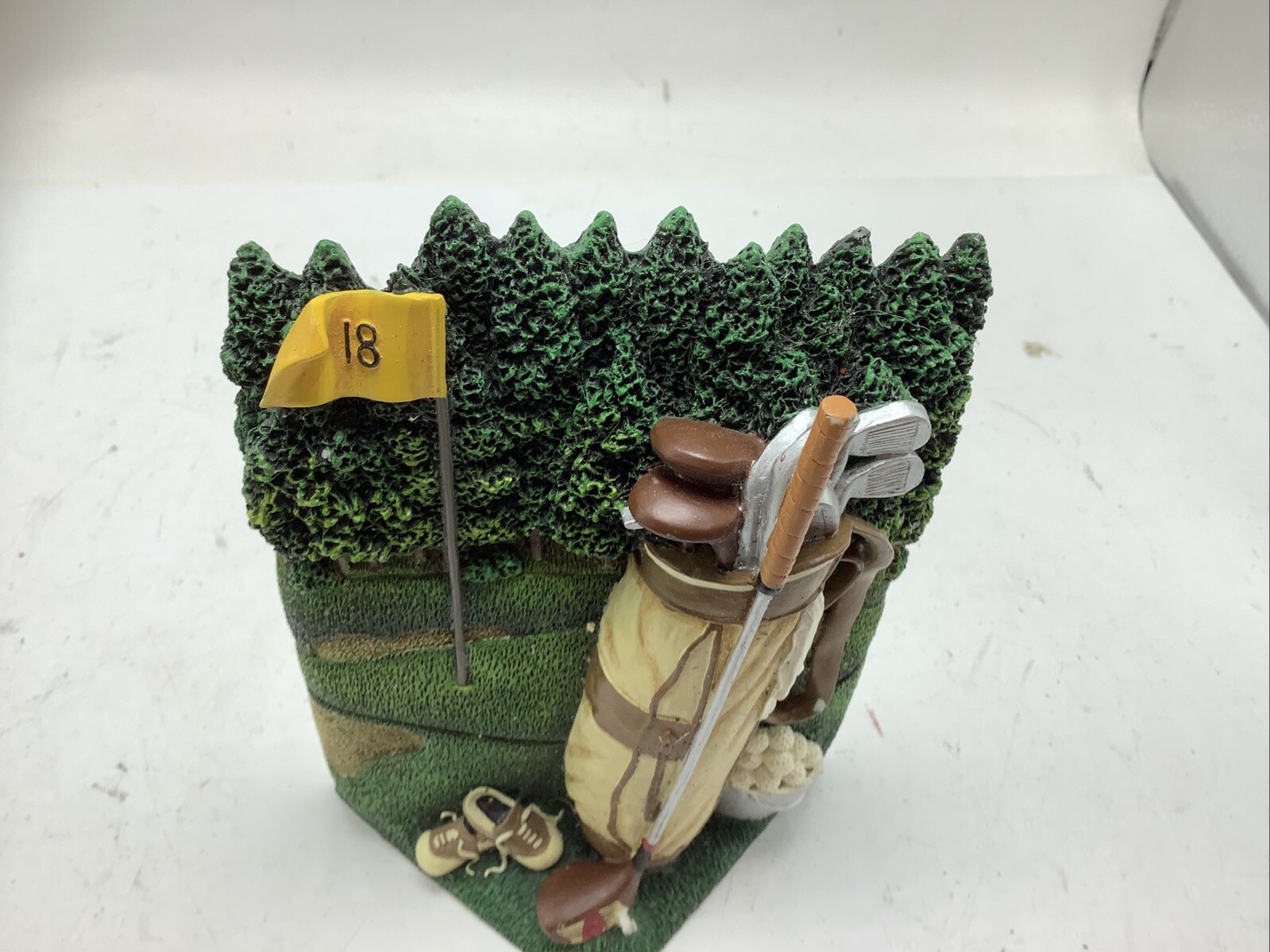 Life Symbols / Golf / Resin Figurine / Bateville Casket Co / casket corner