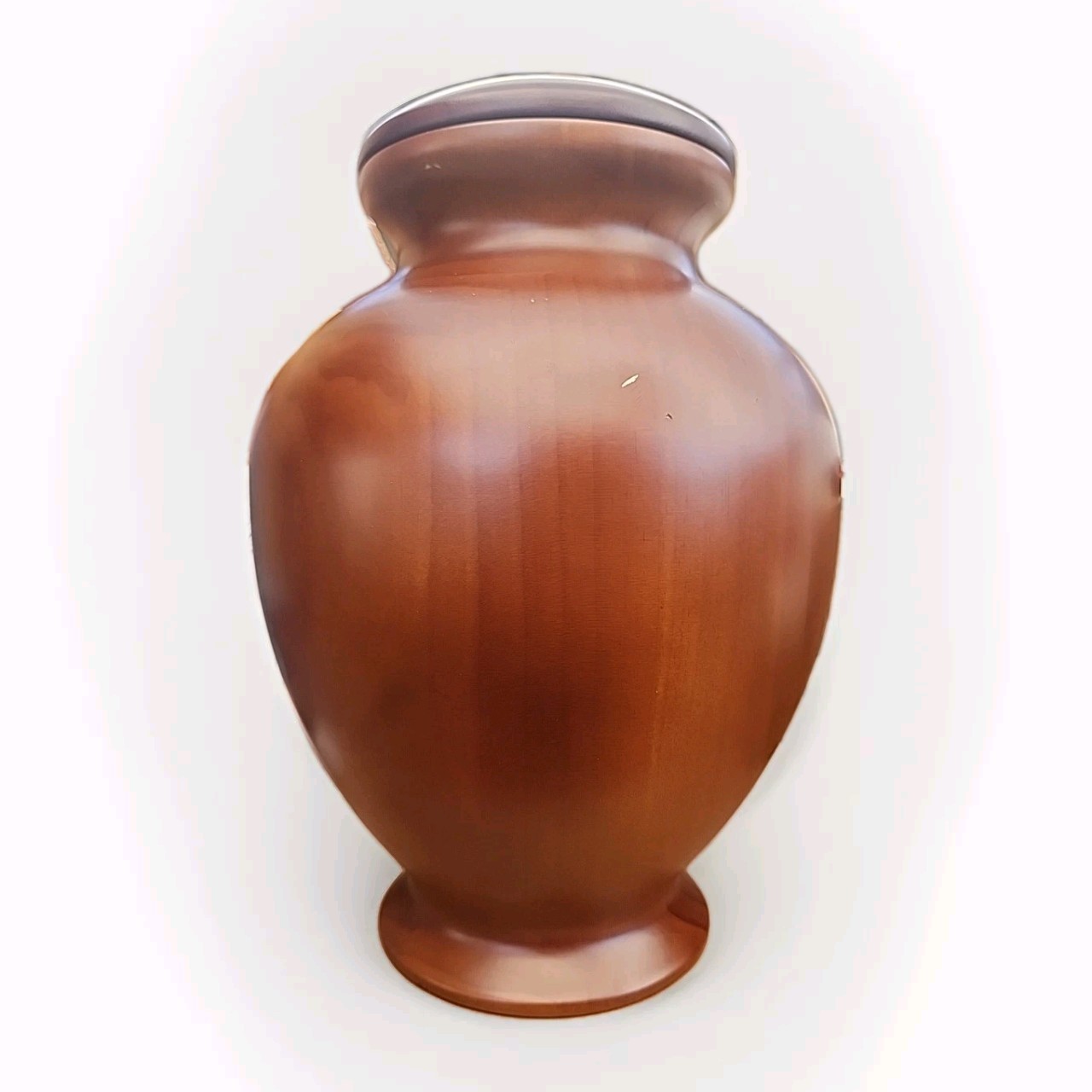 Elegant Wood Vase Urn for Human Ashes • Up To 200 Lbs • Pine Wood