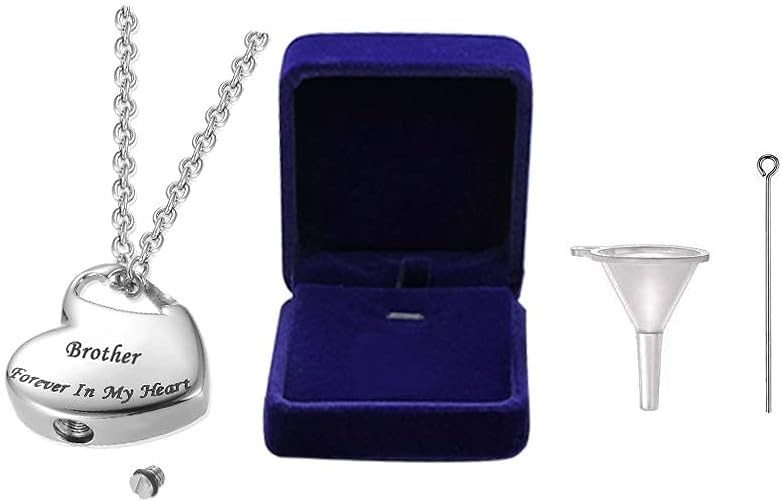 Forever in My Heart Cremation Urn Necklace for Ashes – Elegant Memorial Jewelry