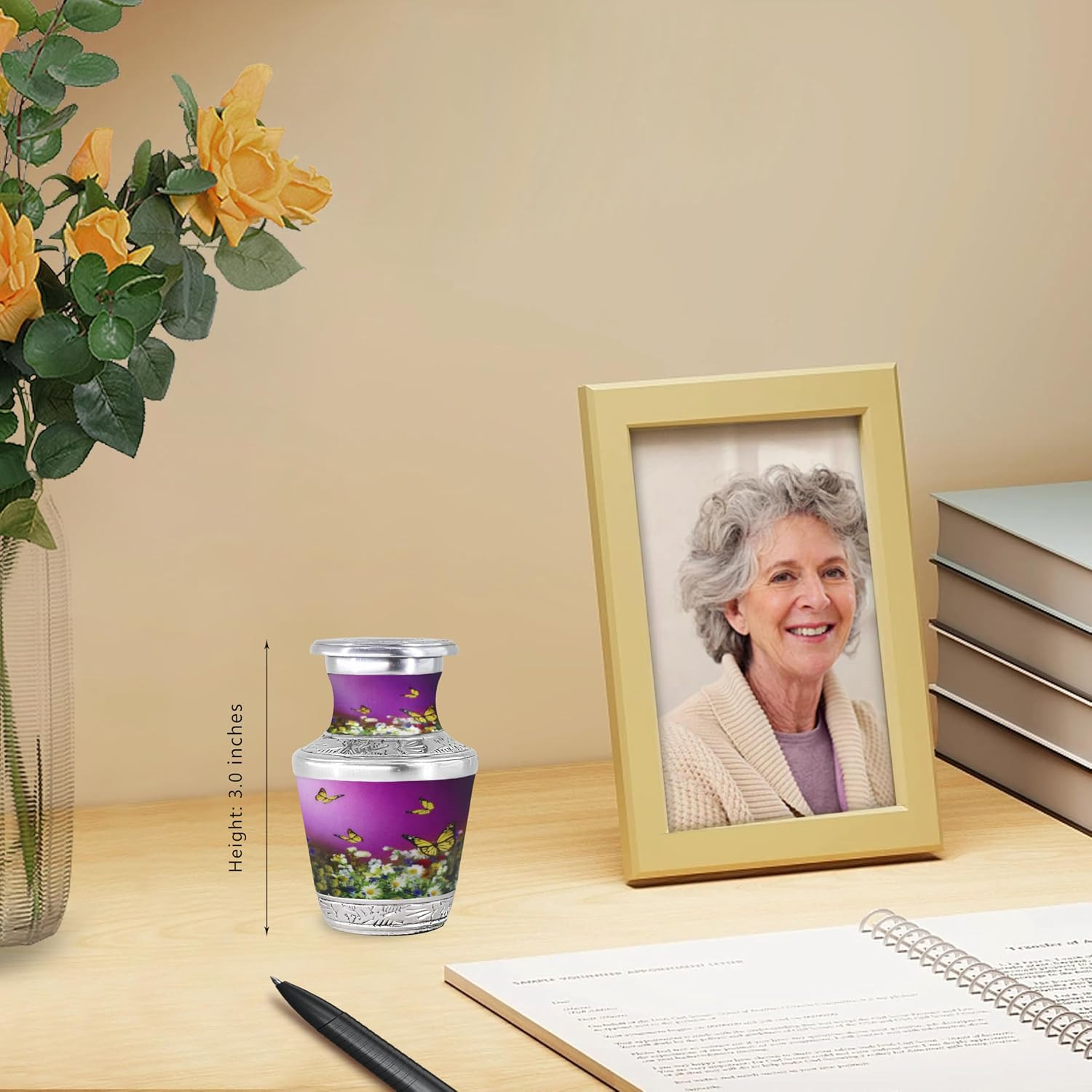 Small Keepsake Urns for Human Ashes, Mini Urn for Gifting to Loved Ones, Commemo
