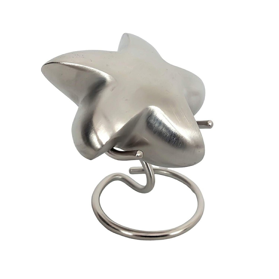 Bright Green Grey Design Small Star Keepsake Cremation Urn For Ashes