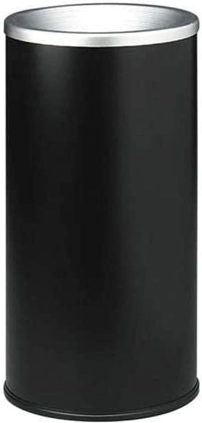 Black Steel Ash Urn 20″ | Durable Powder Coat Finish | Freestanding Receptacle