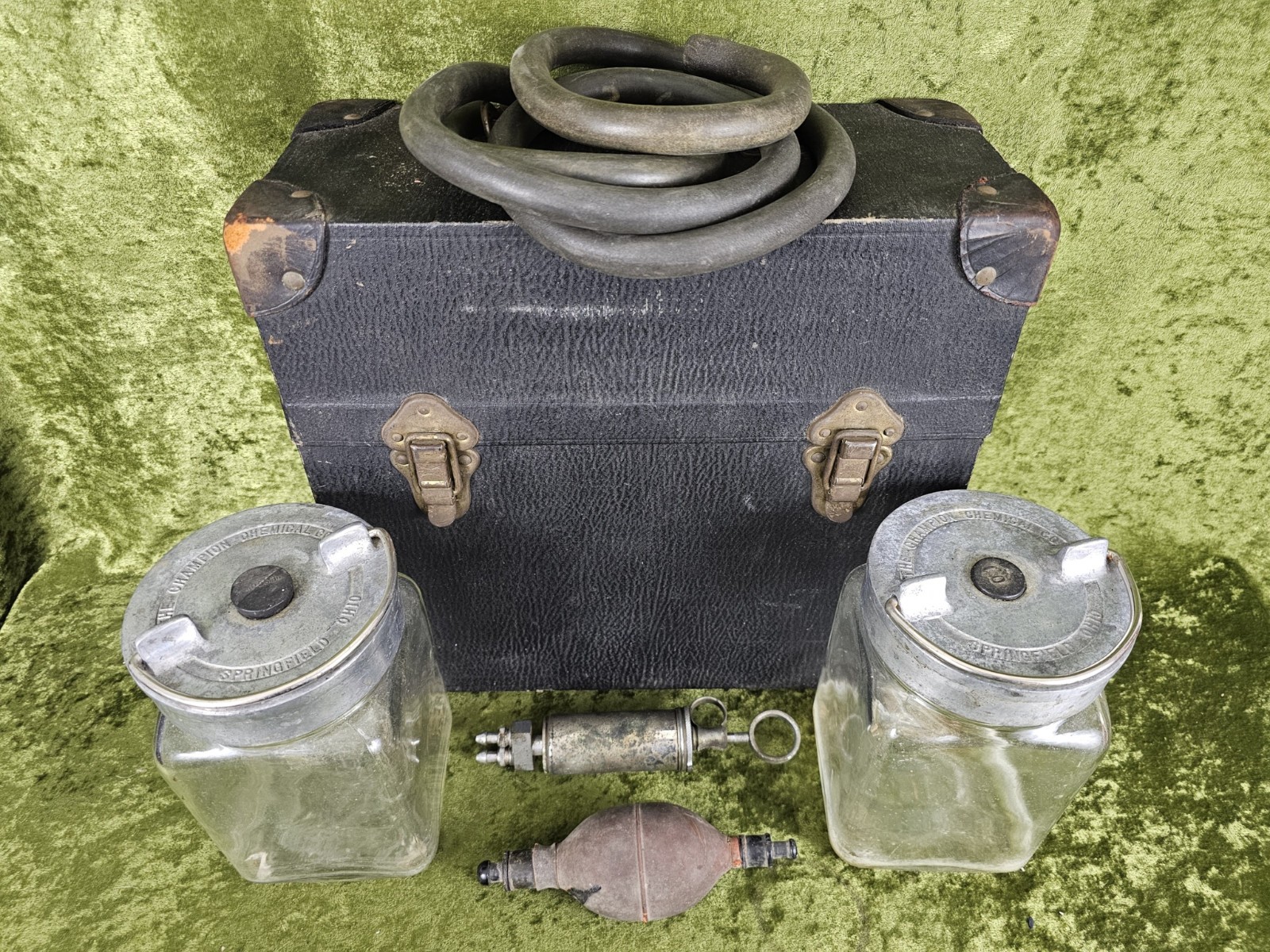 Champion Embalming Drainage Kit funeral mortuary bottle jar pump
