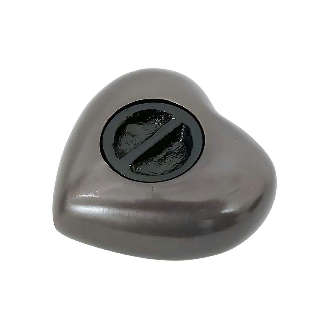 Pewter Gray Design Small Pet Heart Keepsake Decorative Urn For Pet Ashes