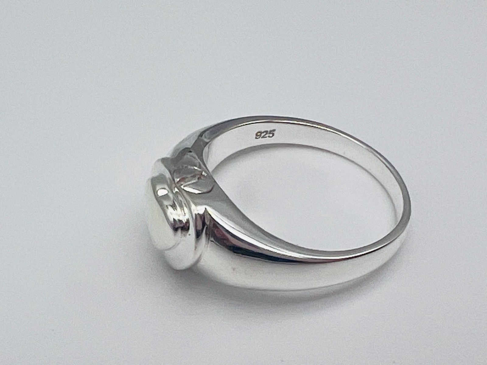 cremation heart ring ash ring sterling silver size 6