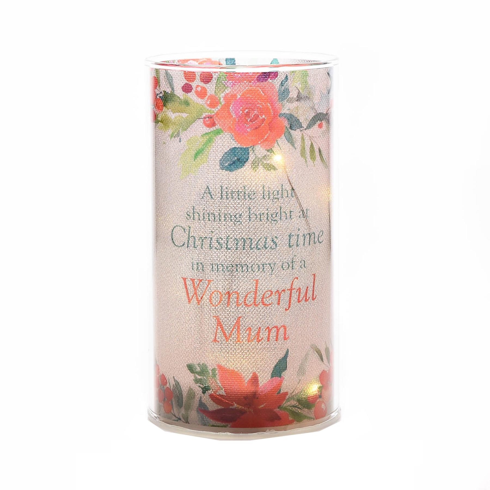 Christmas Memorial Tube Light by Thoughts of You – Mum