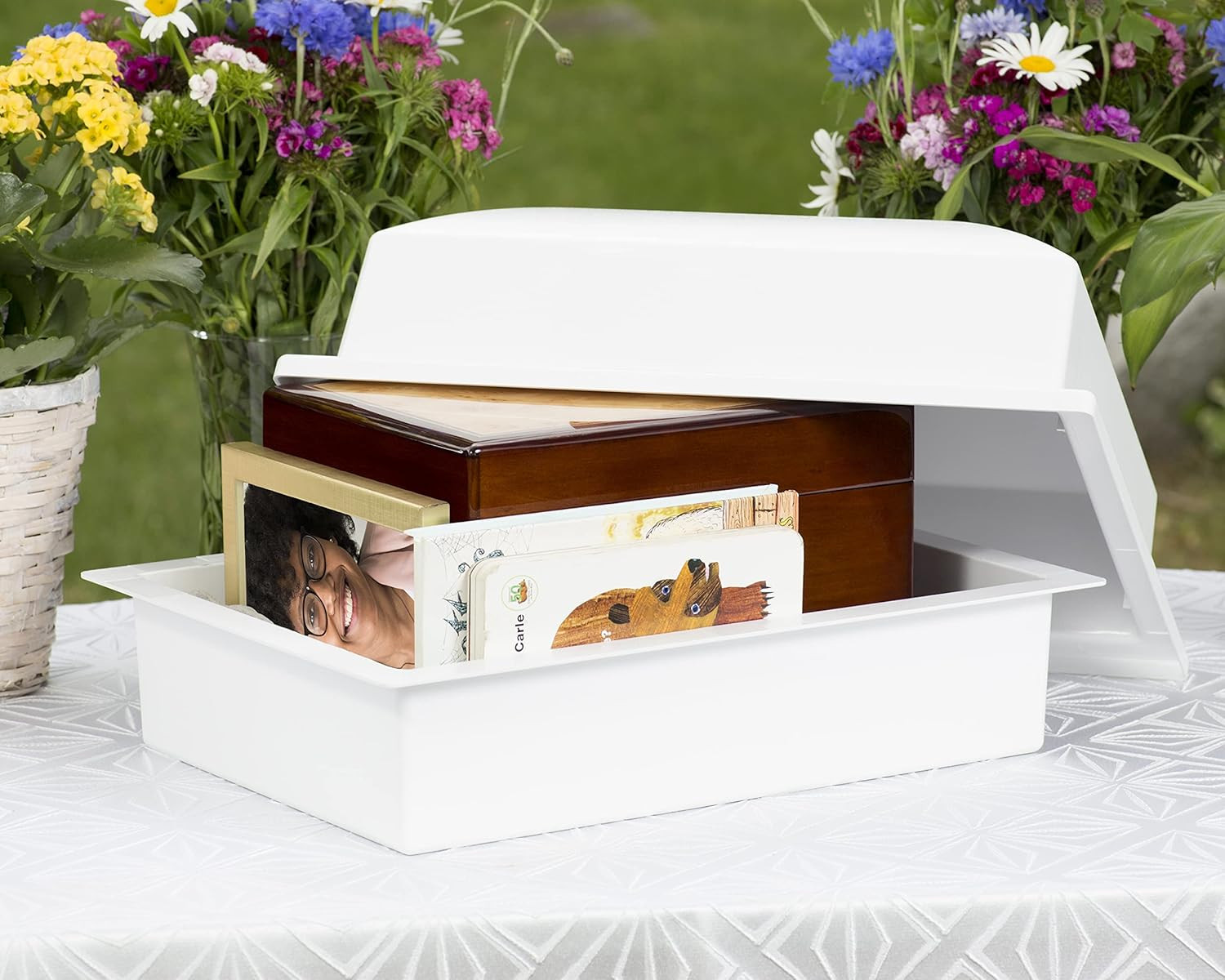 Recycled Urn Vault for Underground Burial | Fortified Container to Cremation Urn