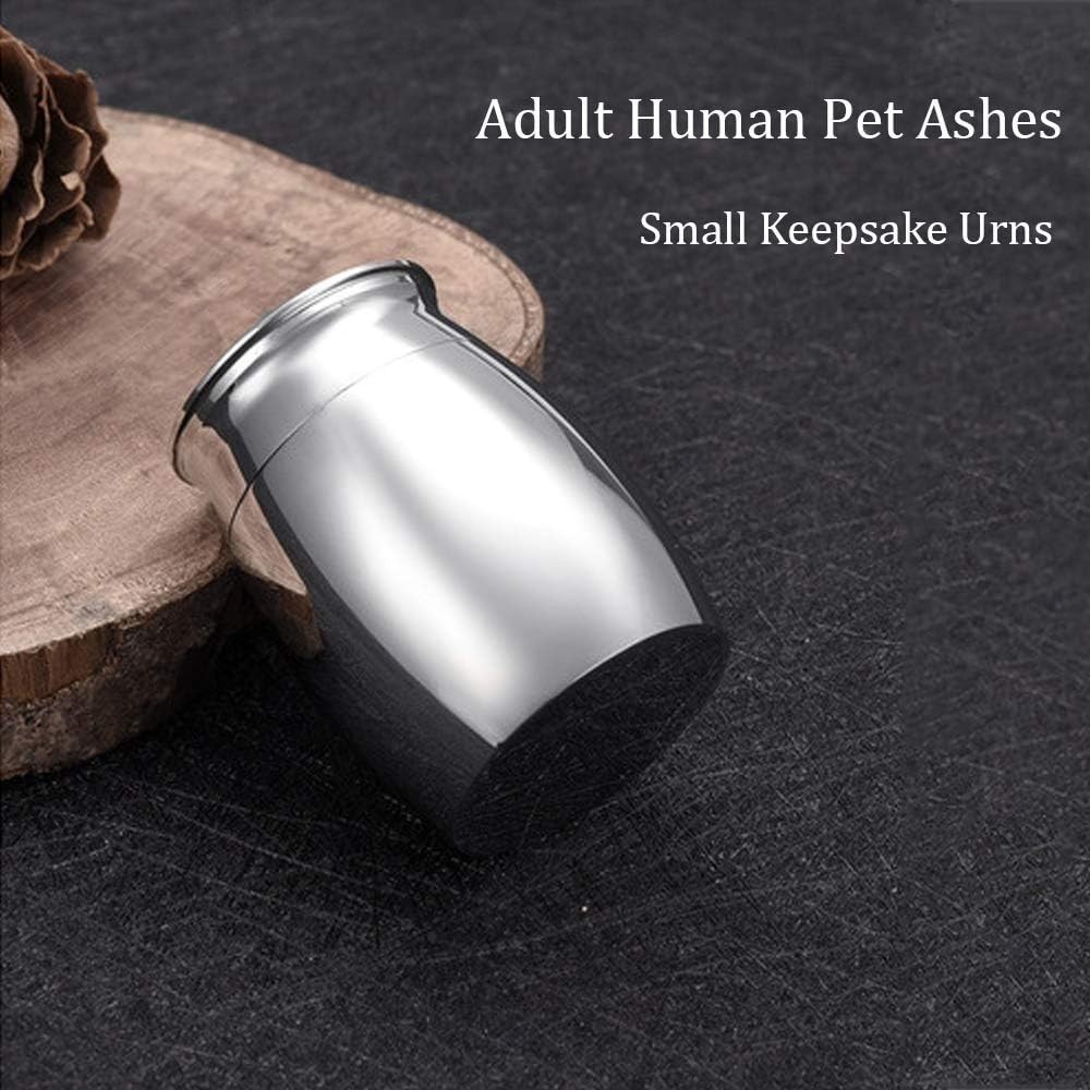 Keepsake Mini Urn for Ashes – Durable and Elegant Stainless Steel Memorial Jar