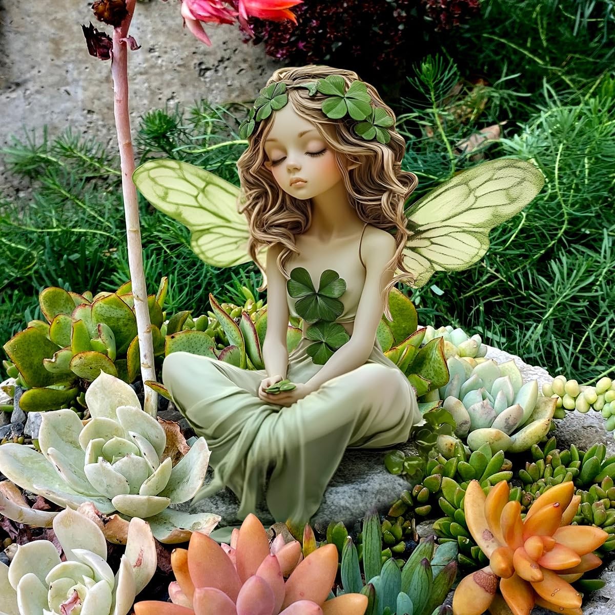 Fairy Garden Stake Decor, Acrylic 2D Garden Fairy Decoration, Fairy Garden fo…