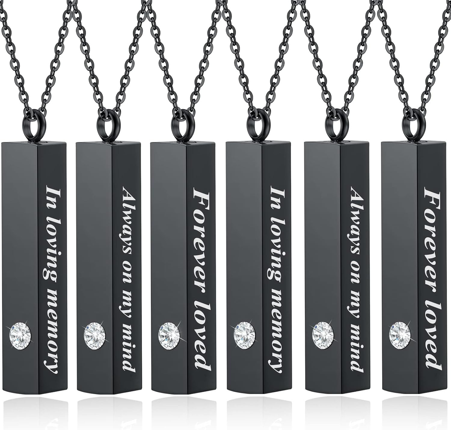 Urn Necklace for Ashes for Men Women Cremation Jewelry for Ashes Stainless Steel