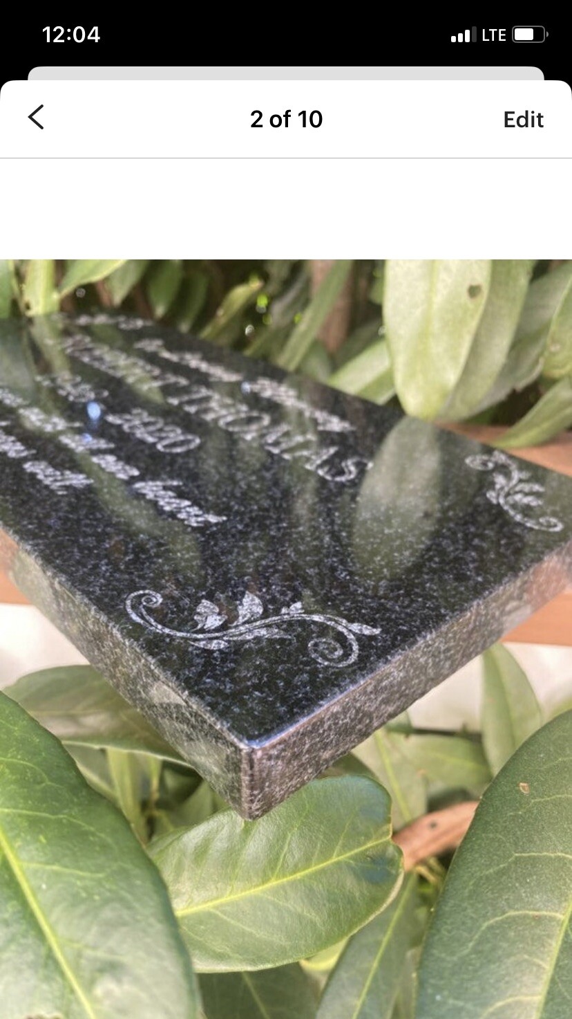 Memorial Stone for Mom Dad, Personalized In Loving Memory Stone