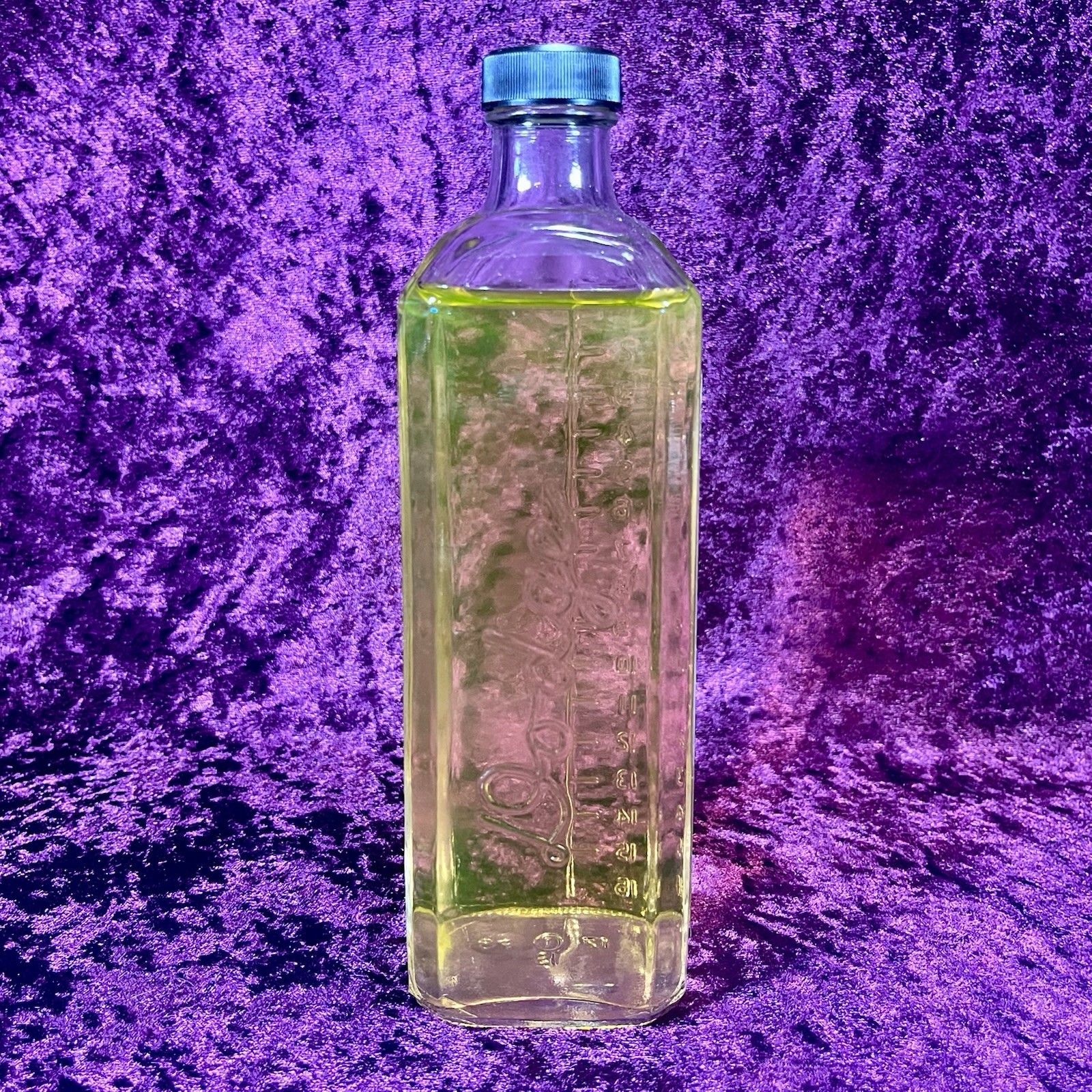 Dodge Permaflow V-2 Embalming Fluid Glass Bottle FULL Vintage Mortuary Funeral