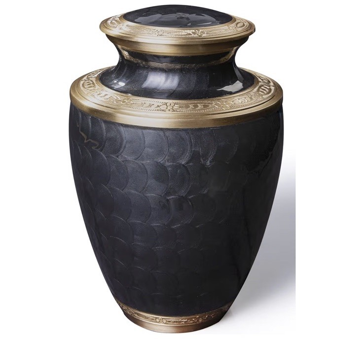 Cremation Urn for Adults – Made of Brass – for Men and Women up to 200lbs