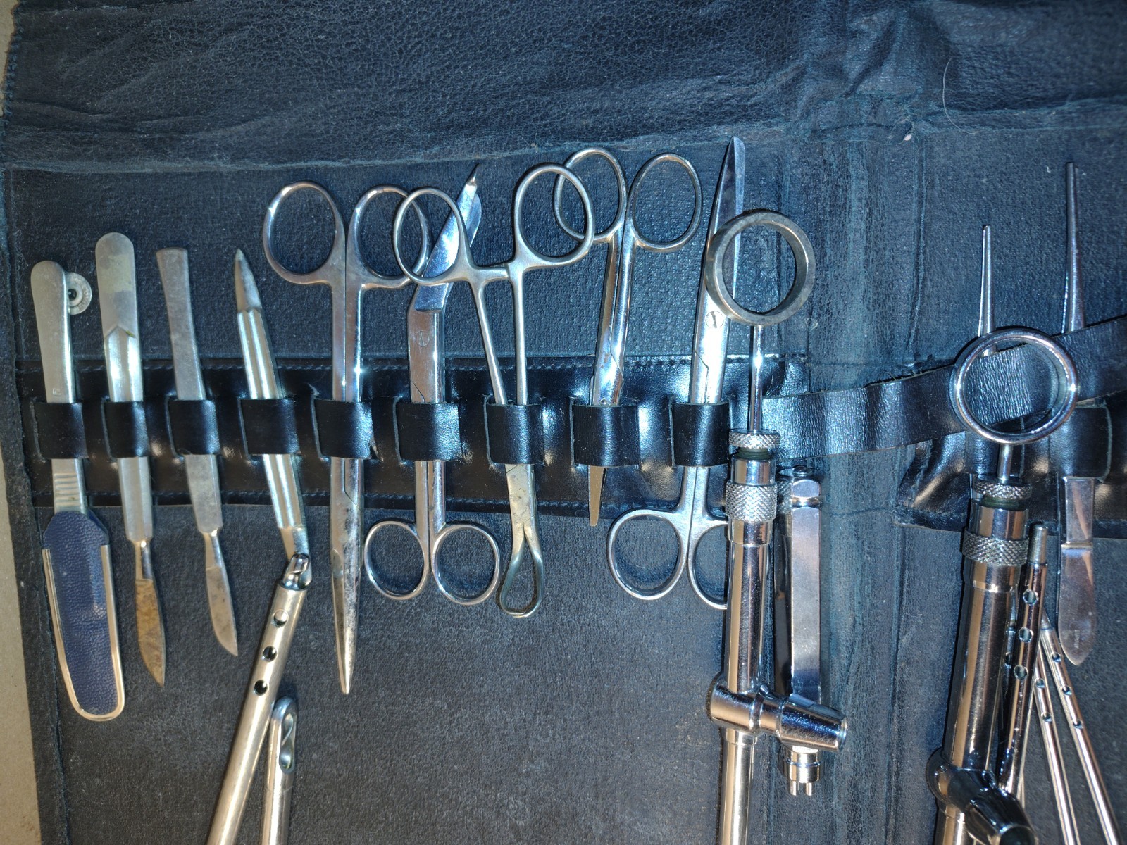 Embalming Medical Travel Tool Leather? Tool Kit Creepy Vintage Germany USA
