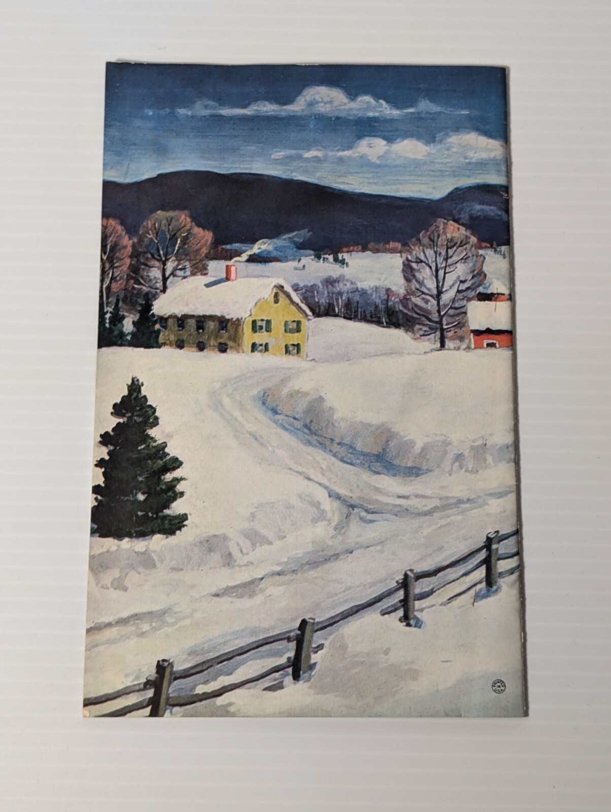 Vintage CHRISTMAS CAROLS Cramps Funeral Home Reading PA Grif Teller