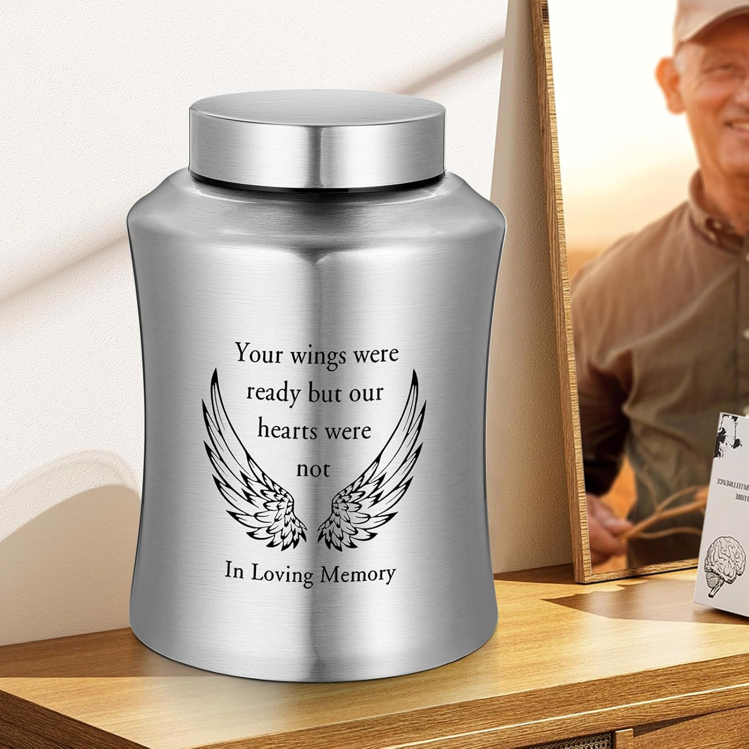 Cremation Urns for Human Ashes Adult Male and Female, Memorial Decorative Burial