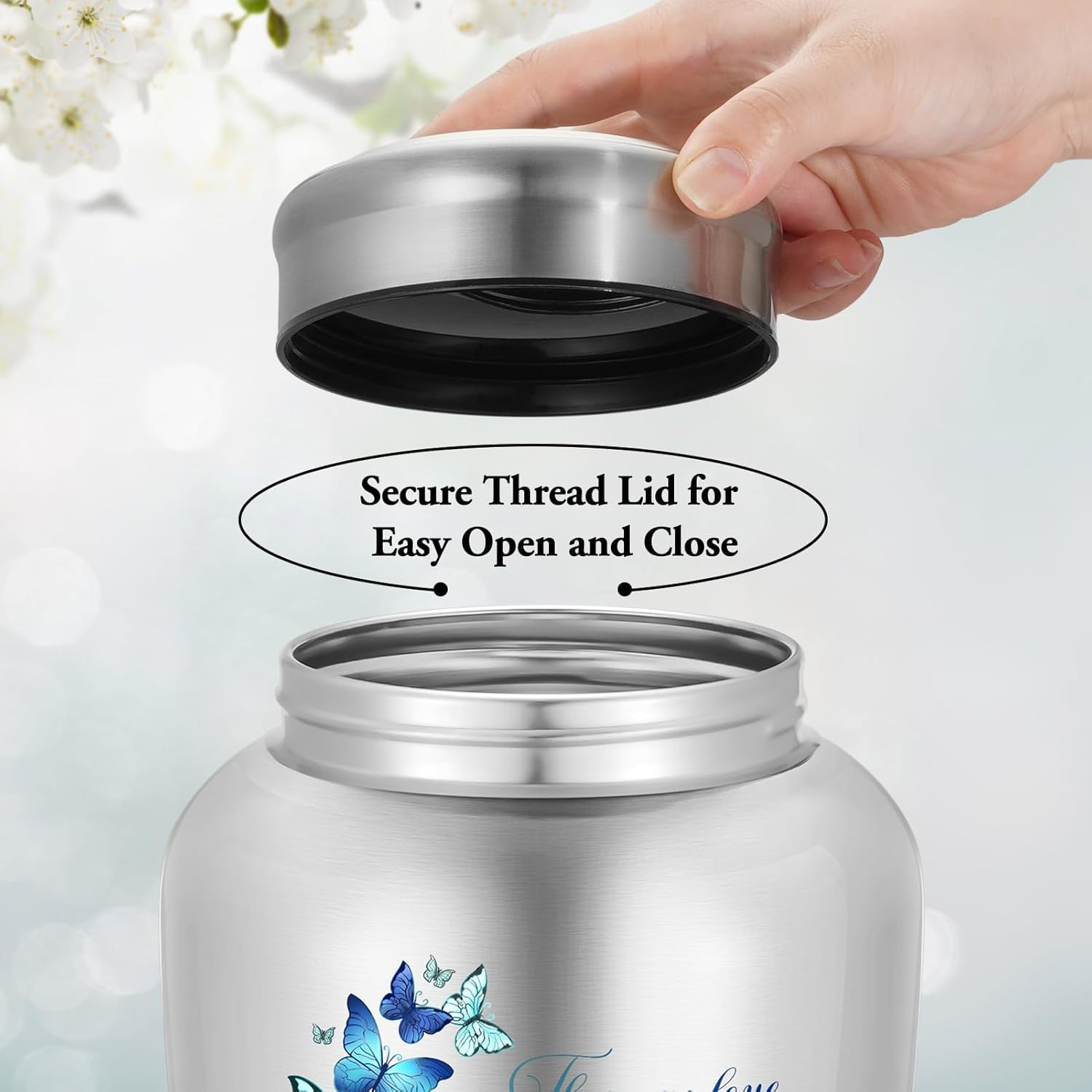 Cremation Urns for Human Ashes Adult Male and Female, Memorial Decorative Burial
