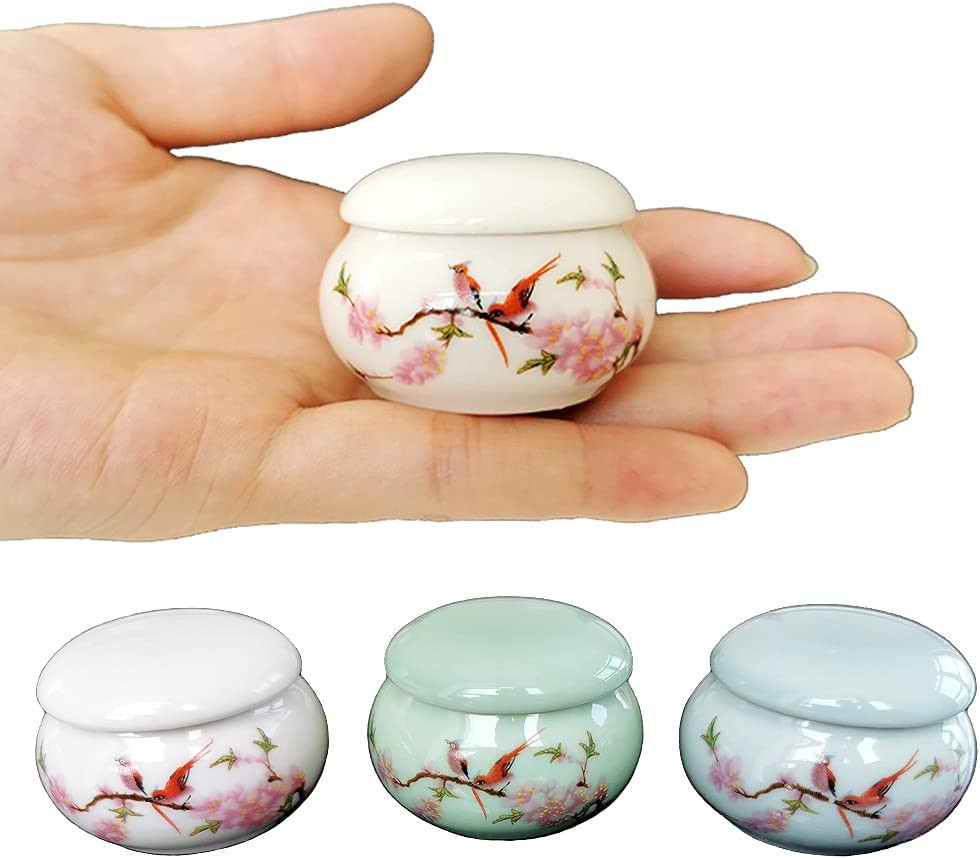 Mini Hummingbird Urns for Human Ashes Set of 4 – Small Keepsake Cremation Urns f
