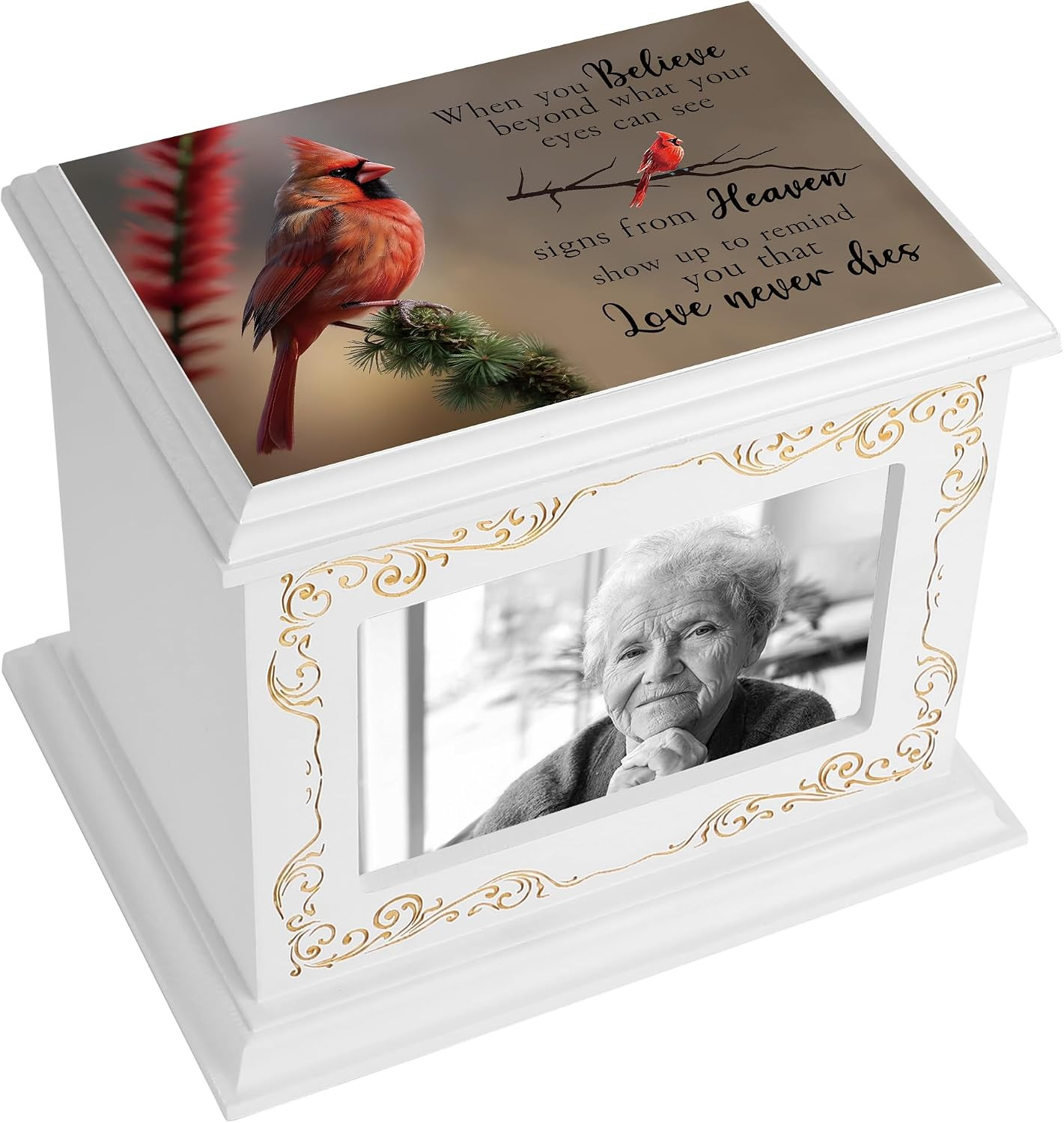 Cremation Urns for Human Ashes Adult Male or Female, Funeral Memorial Urns for A