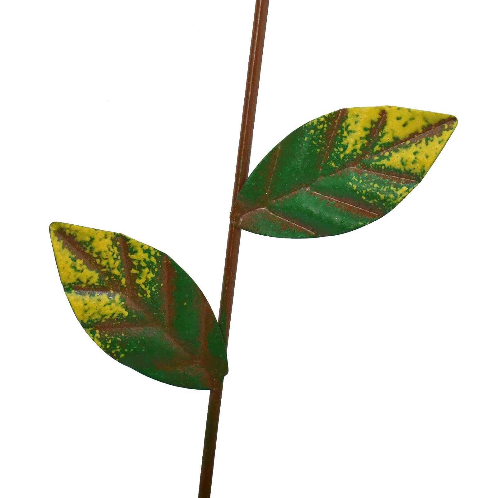4Pcs Metal Flower Garden Stakes, 16″” H Rustic Flowers Yard Stake Decorative …