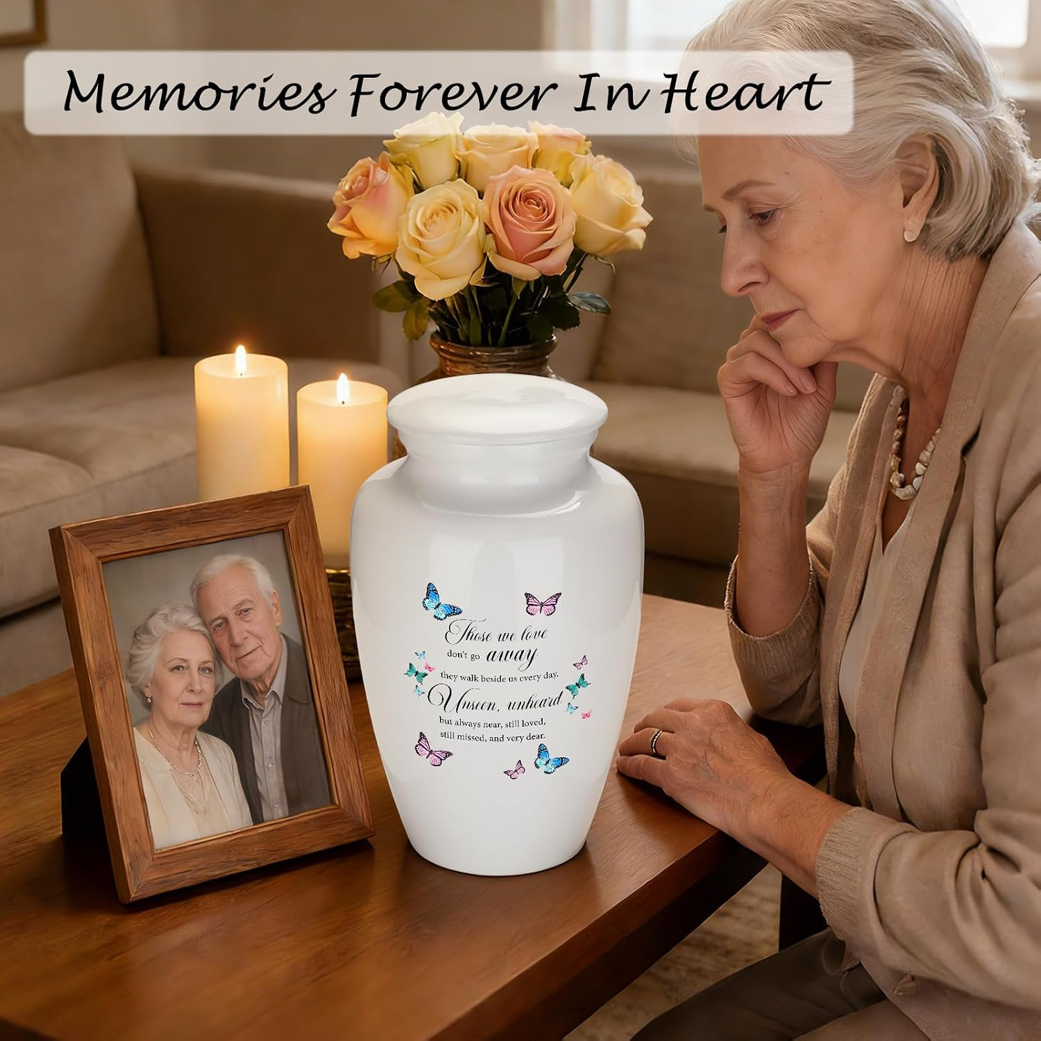 Urns for Human Ashes Decorative Urns for Adult Ashes Ceramics Cremation Urns for