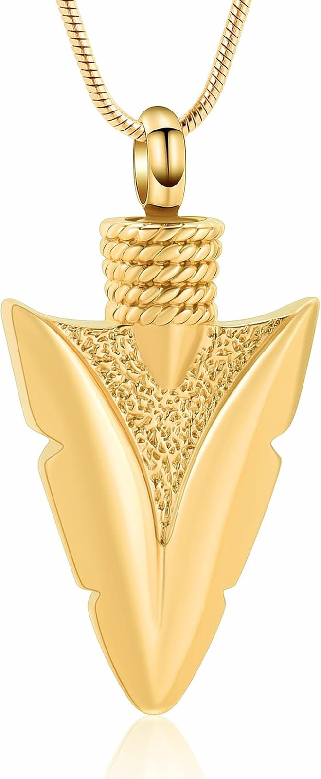 Arrowhead Urn Necklace for Men Women Cremation Jewelry for Ashes Memorial Gifts