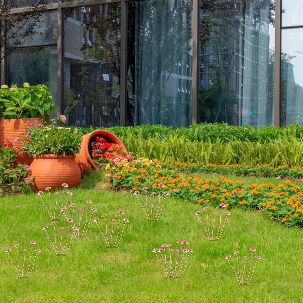 10Pcs Iron Decorative Garden Stakes Plant Stakes Flower Pot Decoration for Pa…
