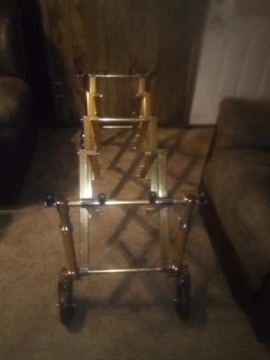 Bronze Church Truck Mortuary Casket Stand Casket Cart Coffin Cart Casket Truck