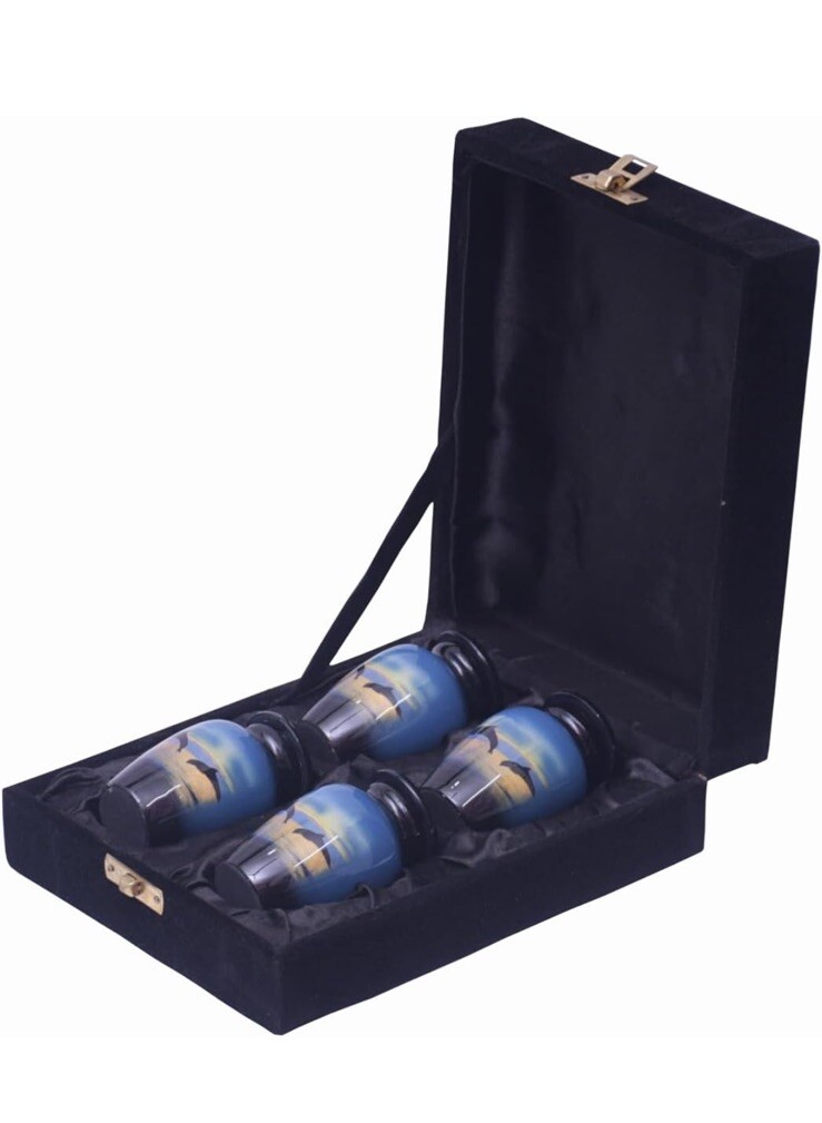 4 Small Keepsake Dolphins Funeral Cremation Urn Burial Small Size 3 LBS