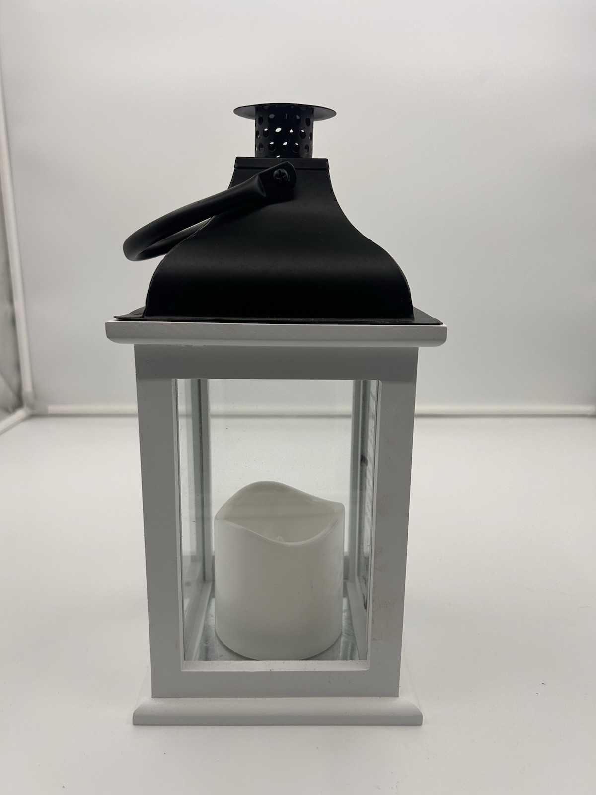 Flameless LED Memorial Lantern with UV-Printed Glass – Remembrance Keepsake