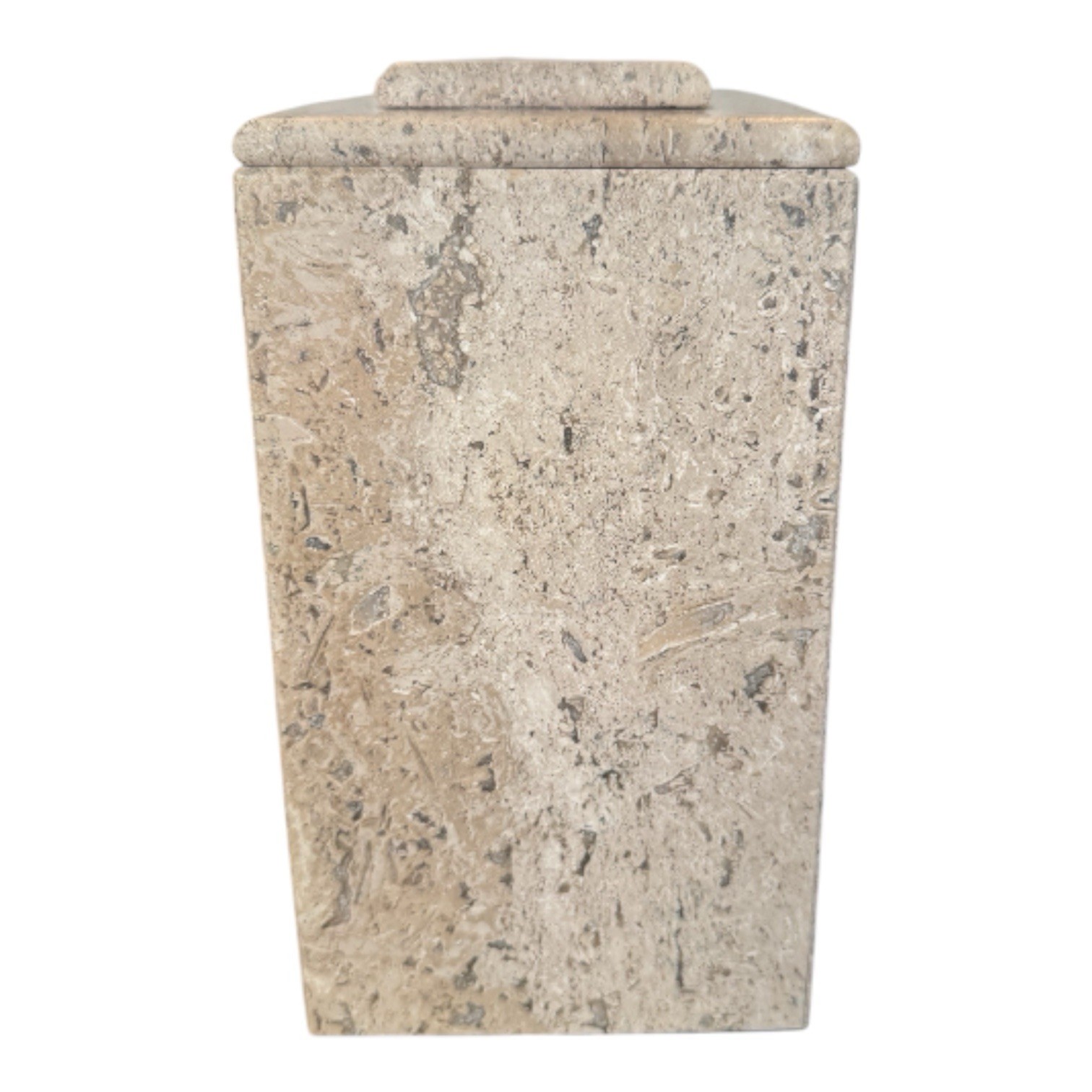 Elegant Natural Marble Cremation Urn – High-Quality Stone Memorial for Ashes