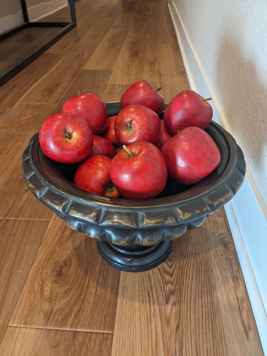 Urns with Apples-15″H X 12″ Bronze