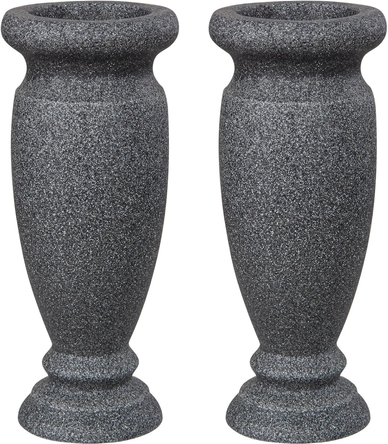 Resin Cemetery Flowers Vase, Grave Vase Memorial Flowers Holders for Home Tablet